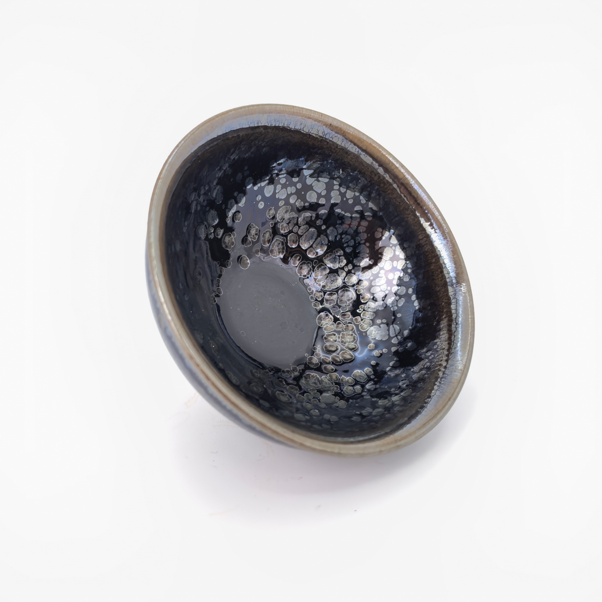 Celestial Orbs of Elysium tied-mouth Yohen Jian Zhan Tea Cup