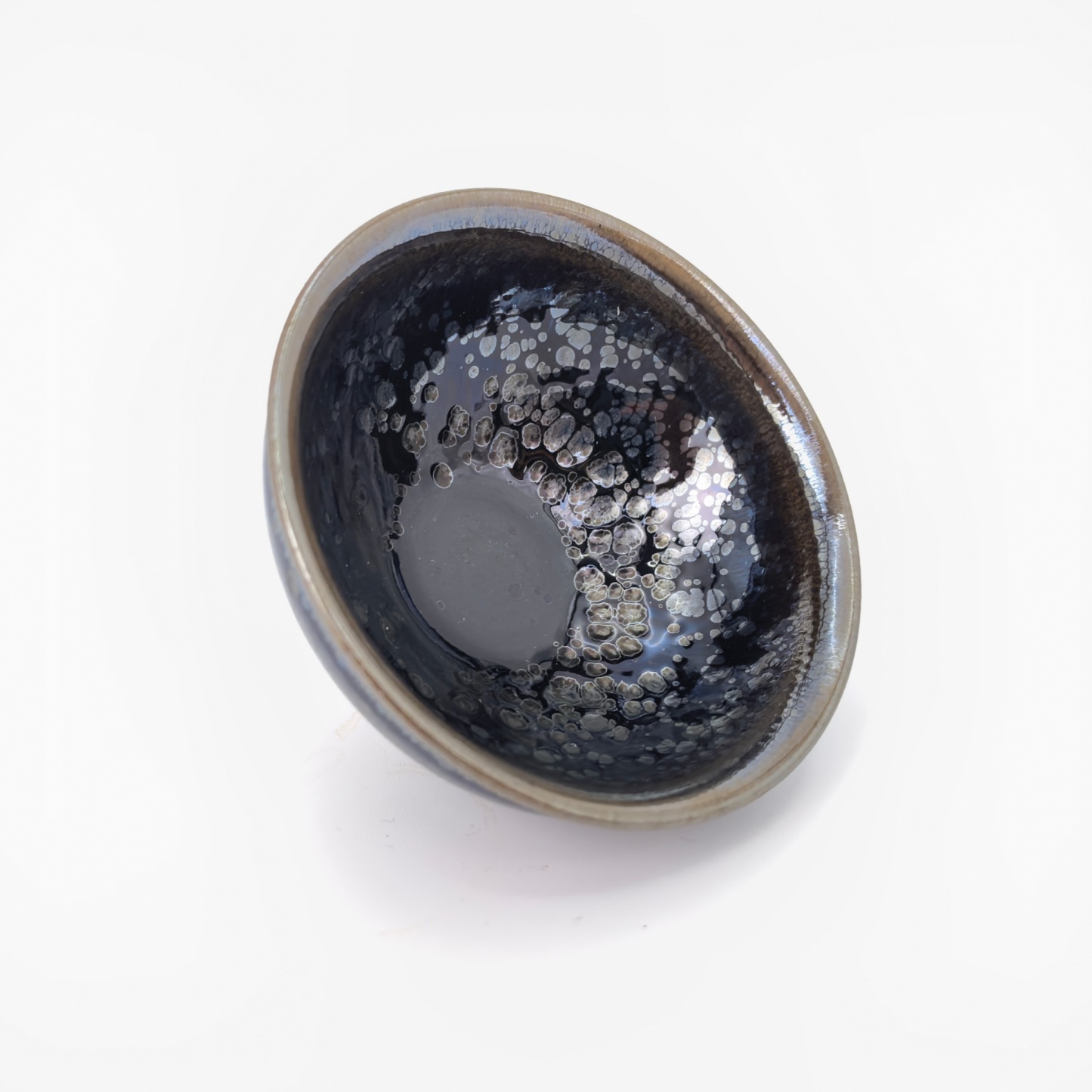 Celestial Orbs of Elysium tied-mouth Yohen Jian Zhan Tea Cup