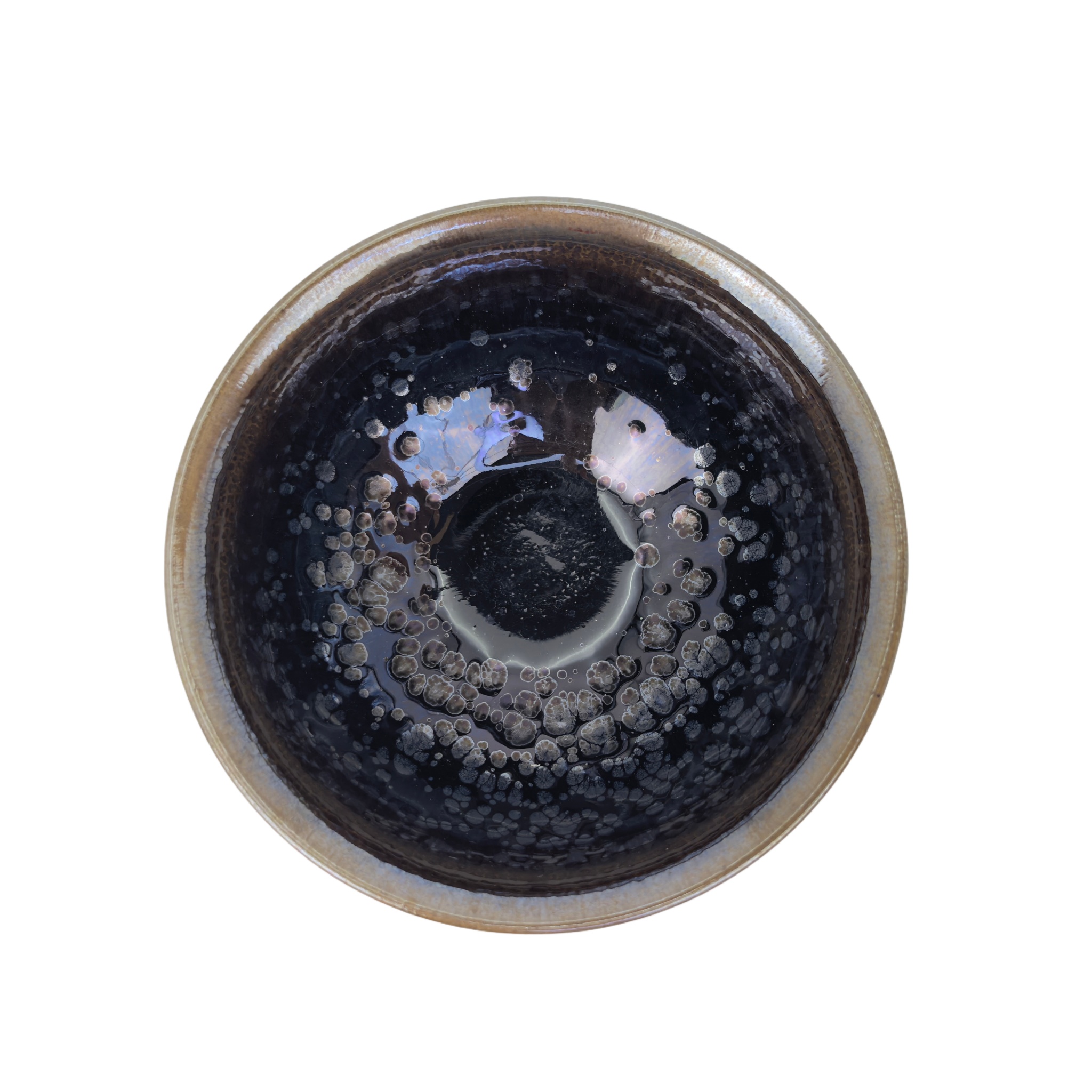 Celestial Orbs of Elysium tied-mouth Yohen Jian Zhan Tea Cup