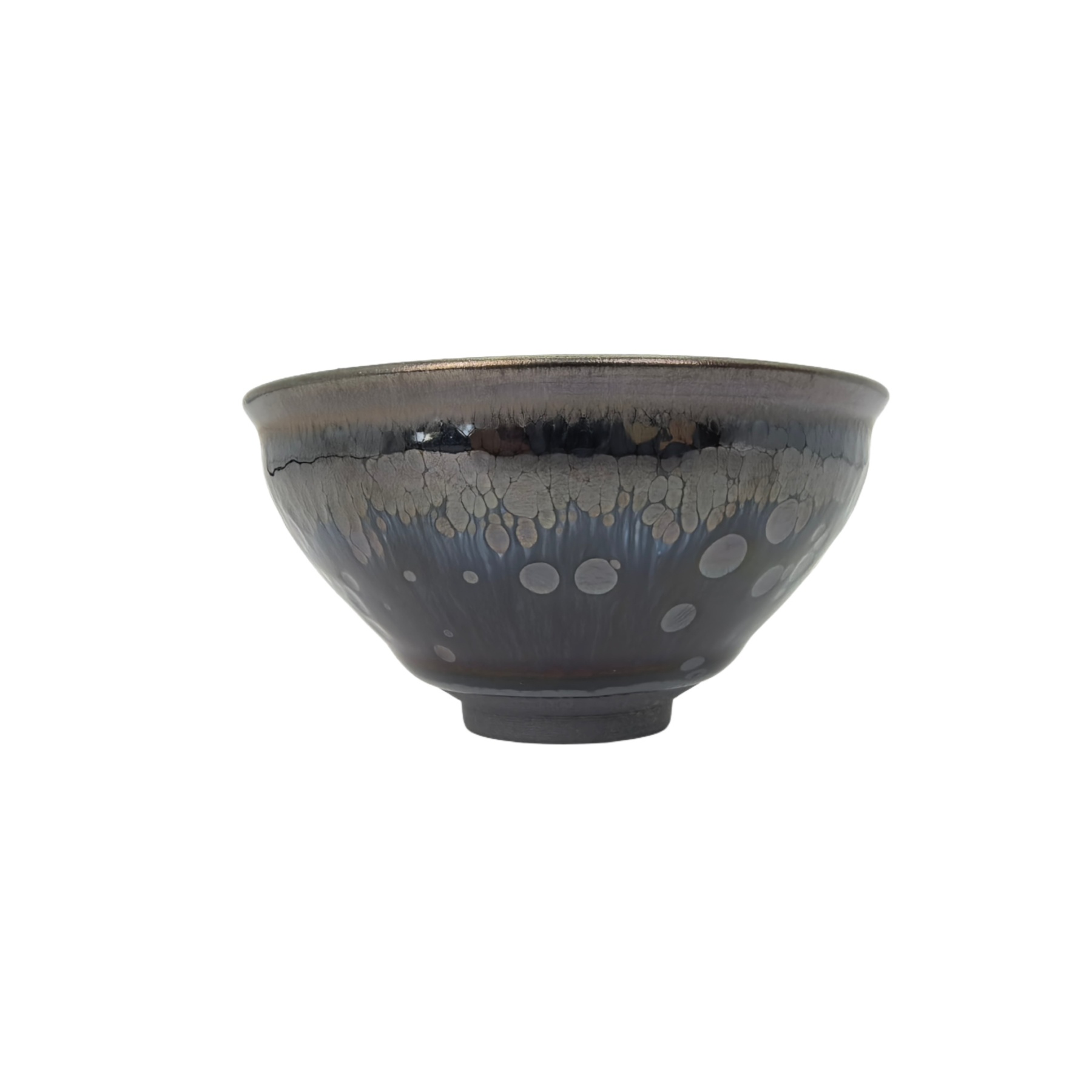 Europa's Azure Mosaics tied-mouth Yohen Jian Zhan Tea Cup