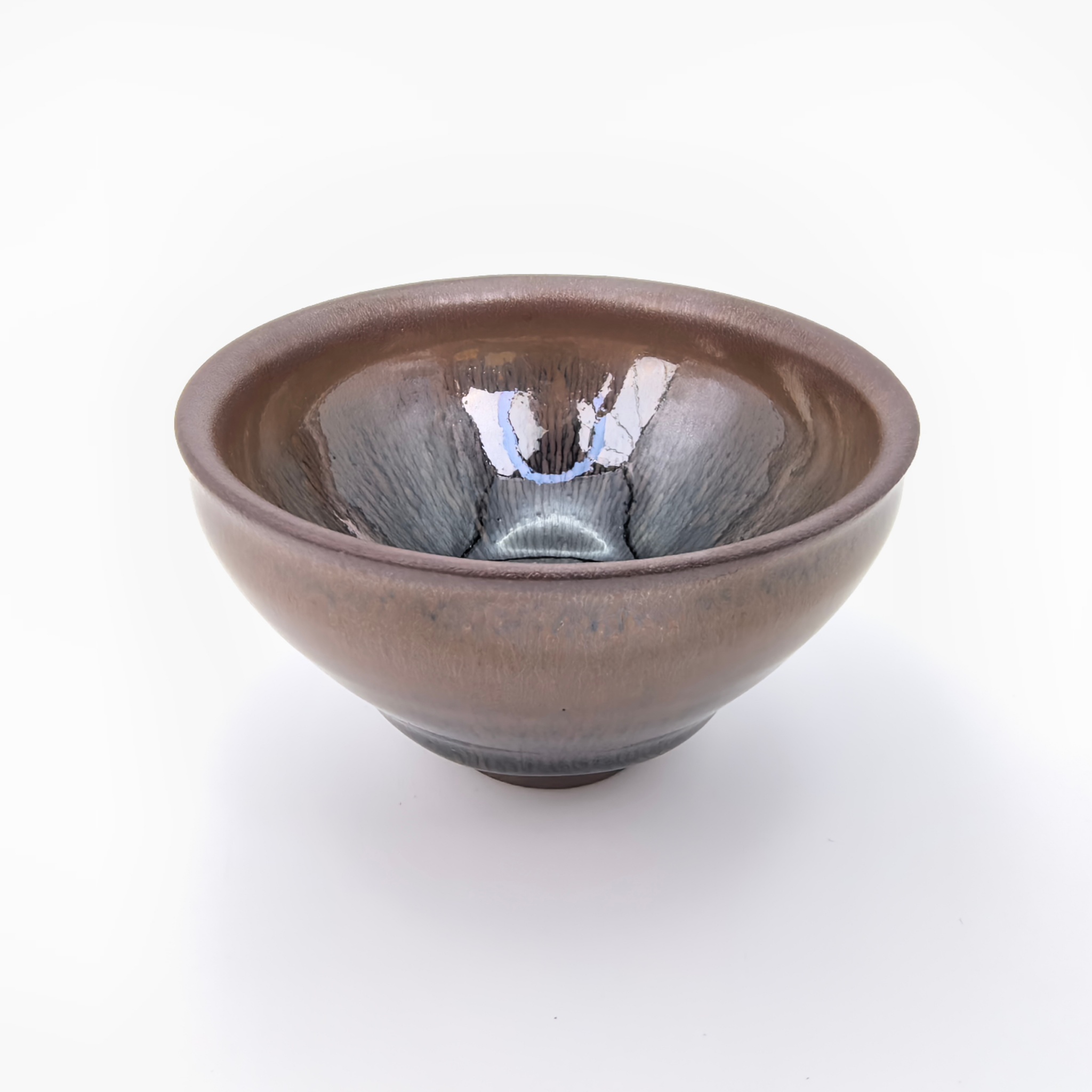 Flowing Clouds Golden Hare's Fur tied-mouth Jian Zhan Tea Cup