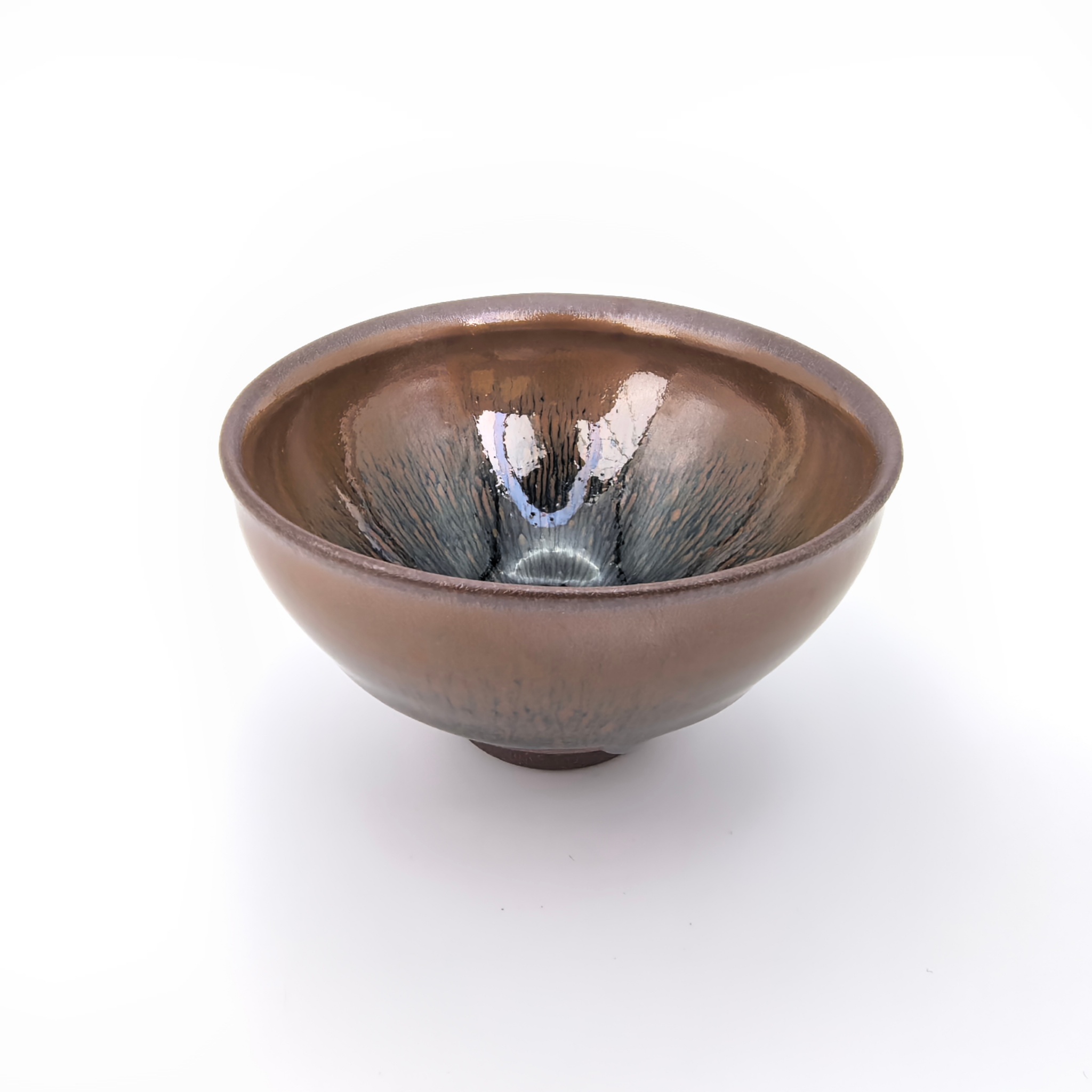 Golden Rhythm Hare's Fur tied-mouth Jian Zhan Tea Cup