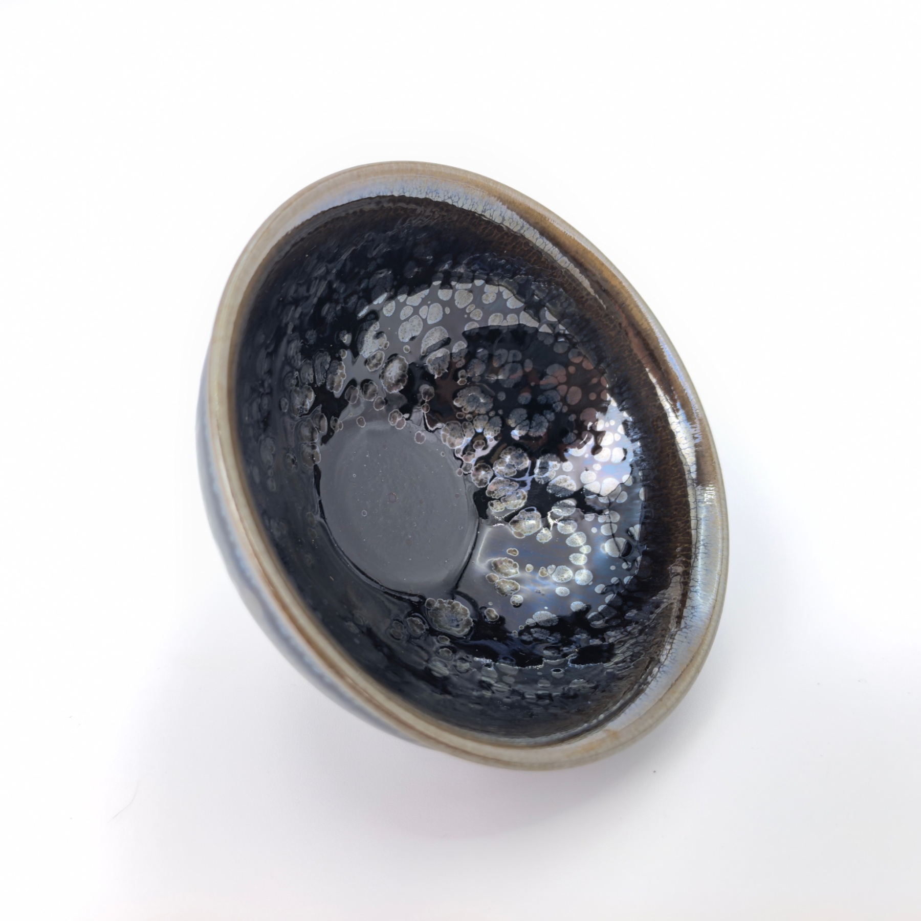 Atlantis' Luminous Depths tied-mouth Yohen Jian Zhan Tea Cup