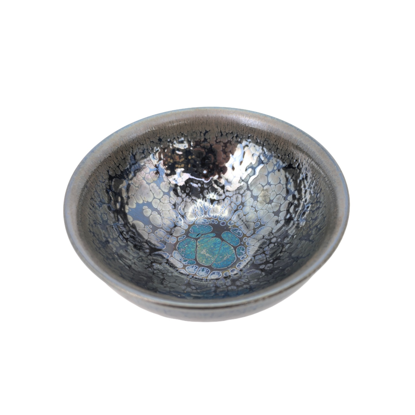 Gaia's Crystal Veins tied-mouth Yohen Jian Zhan Tea Cup