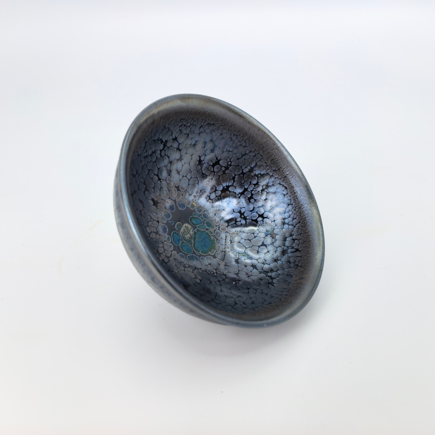 Niflheim's Frosty Gems tied-mouth Yohen Jian Zhan Tea Cup