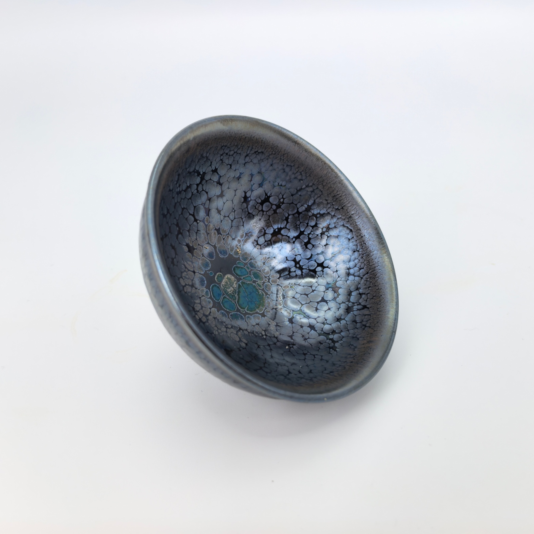 Niflheim's Frosty Gems tied-mouth Yohen Jian Zhan Tea Cup