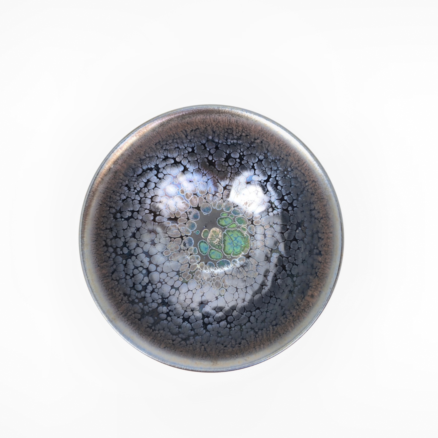 Niflheim's Frosty Gems tied-mouth Yohen Jian Zhan Tea Cup