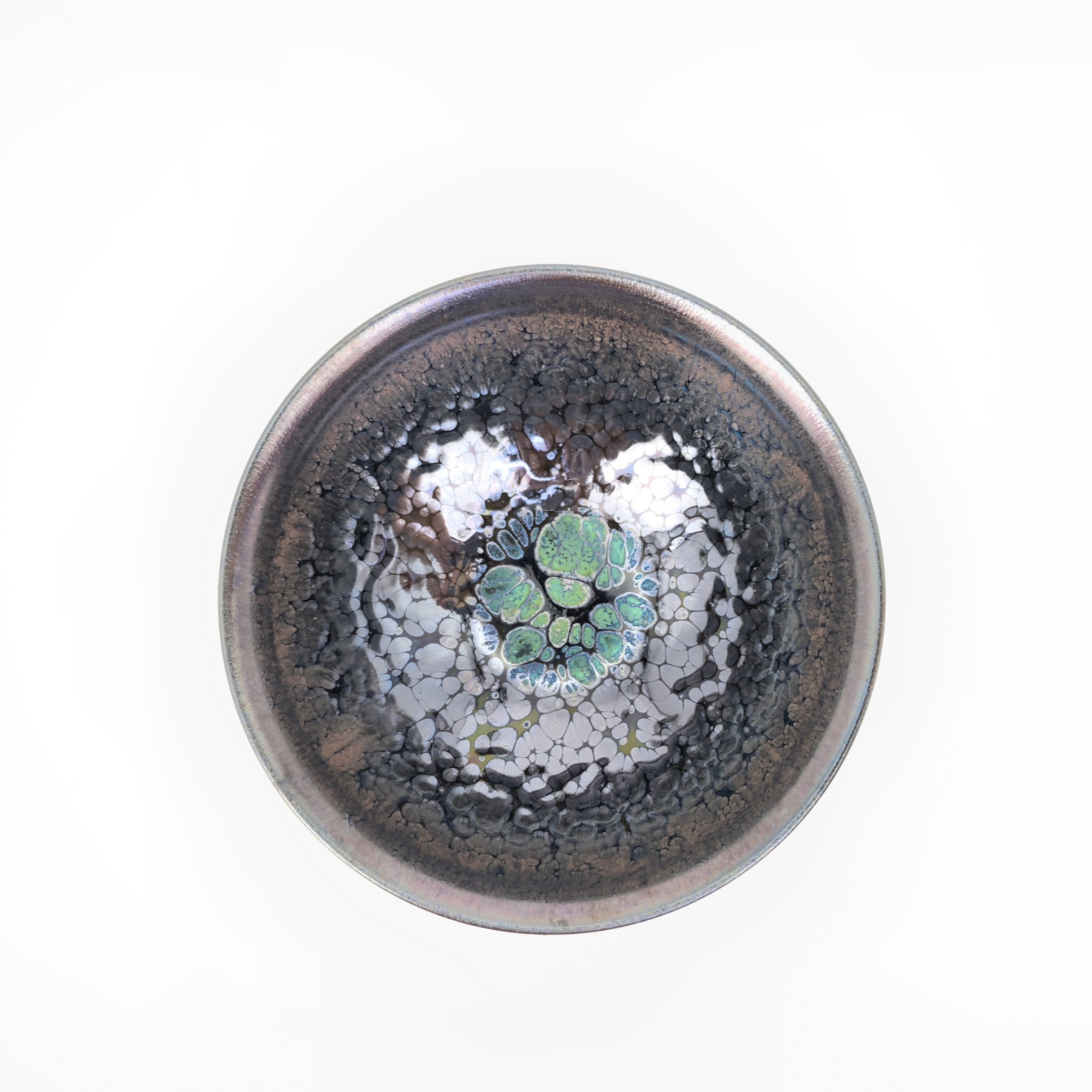 Odin's Cosmic Fragments tied-mouth Yohen Jian Zhan Tea Cup