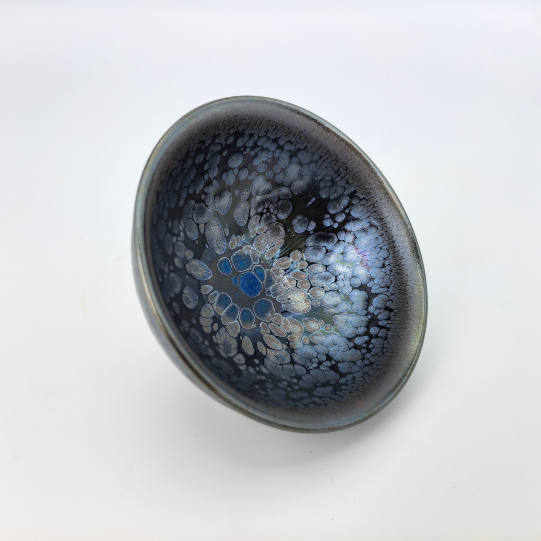 Valkyrie's Celestial Shards tied-mouth Yohen Jian Zhan Tea Cup