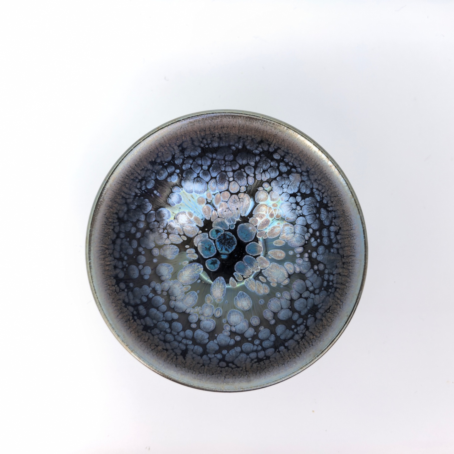 Valkyrie's Celestial Shards tied-mouth Yohen Jian Zhan Tea Cup