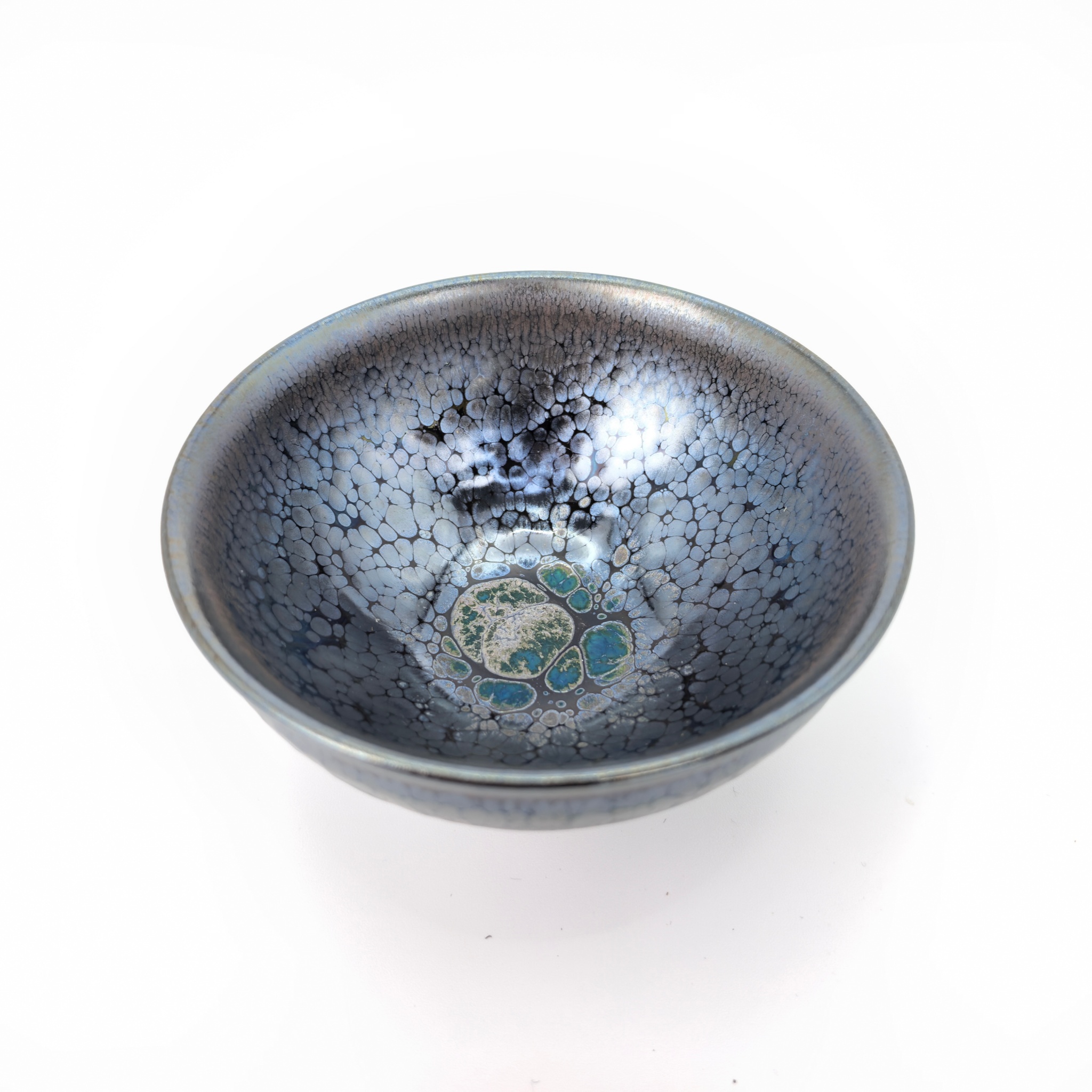 Poseidon's Oceanic Gems tied-mouth Yohen Jian Zhan Tea Cup