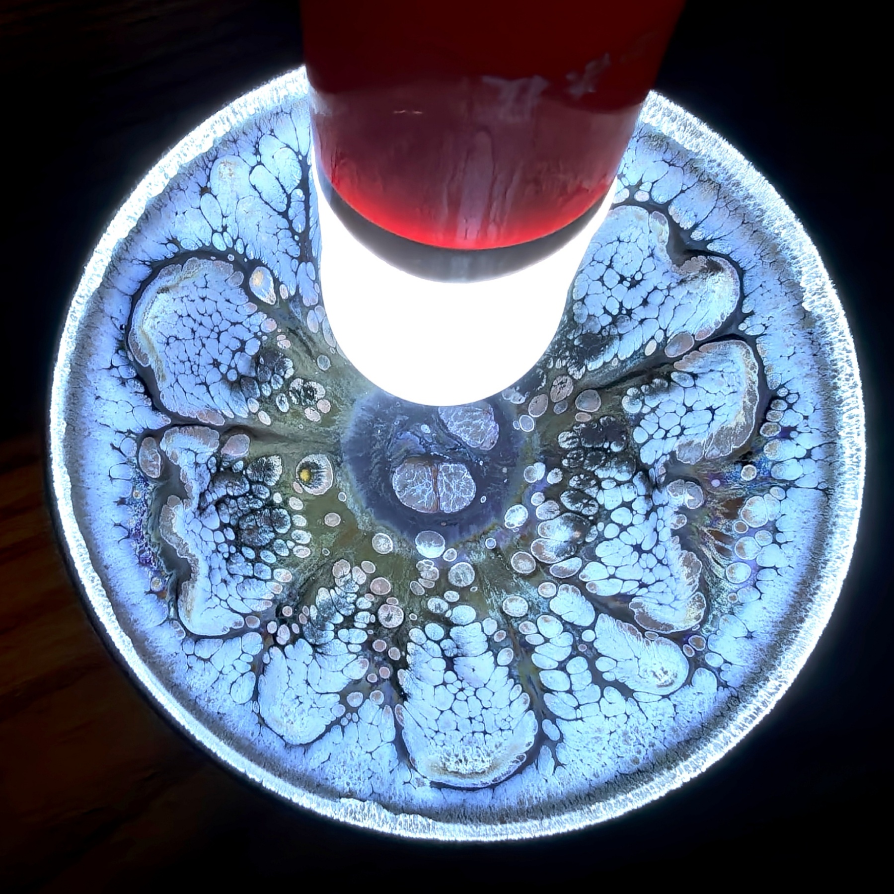 Midgard's Prismatic Cup wide-mouth Yohen Jian Zhan Tea Cup