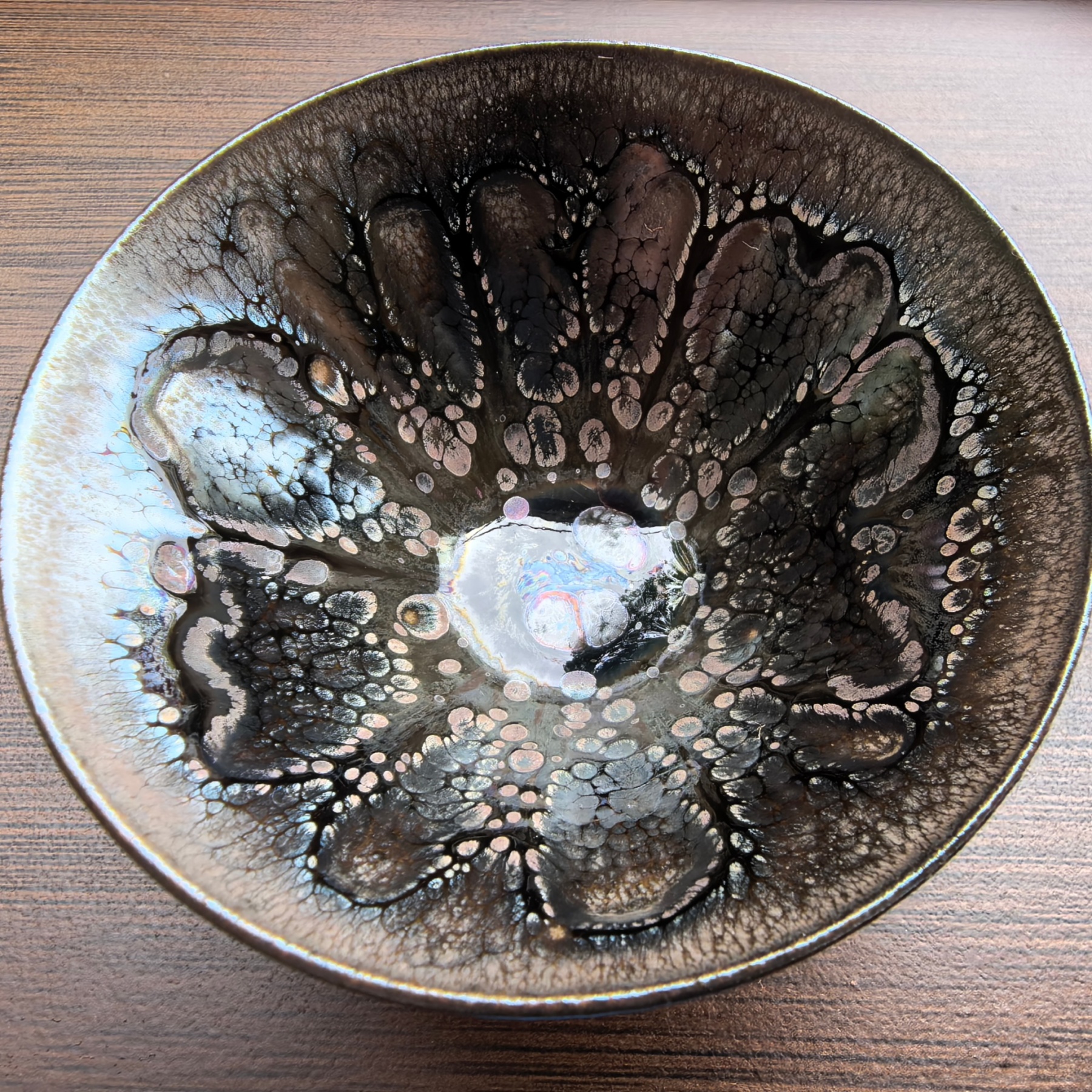 Midgard's Prismatic Cup wide-mouth Yohen Jian Zhan Tea Cup