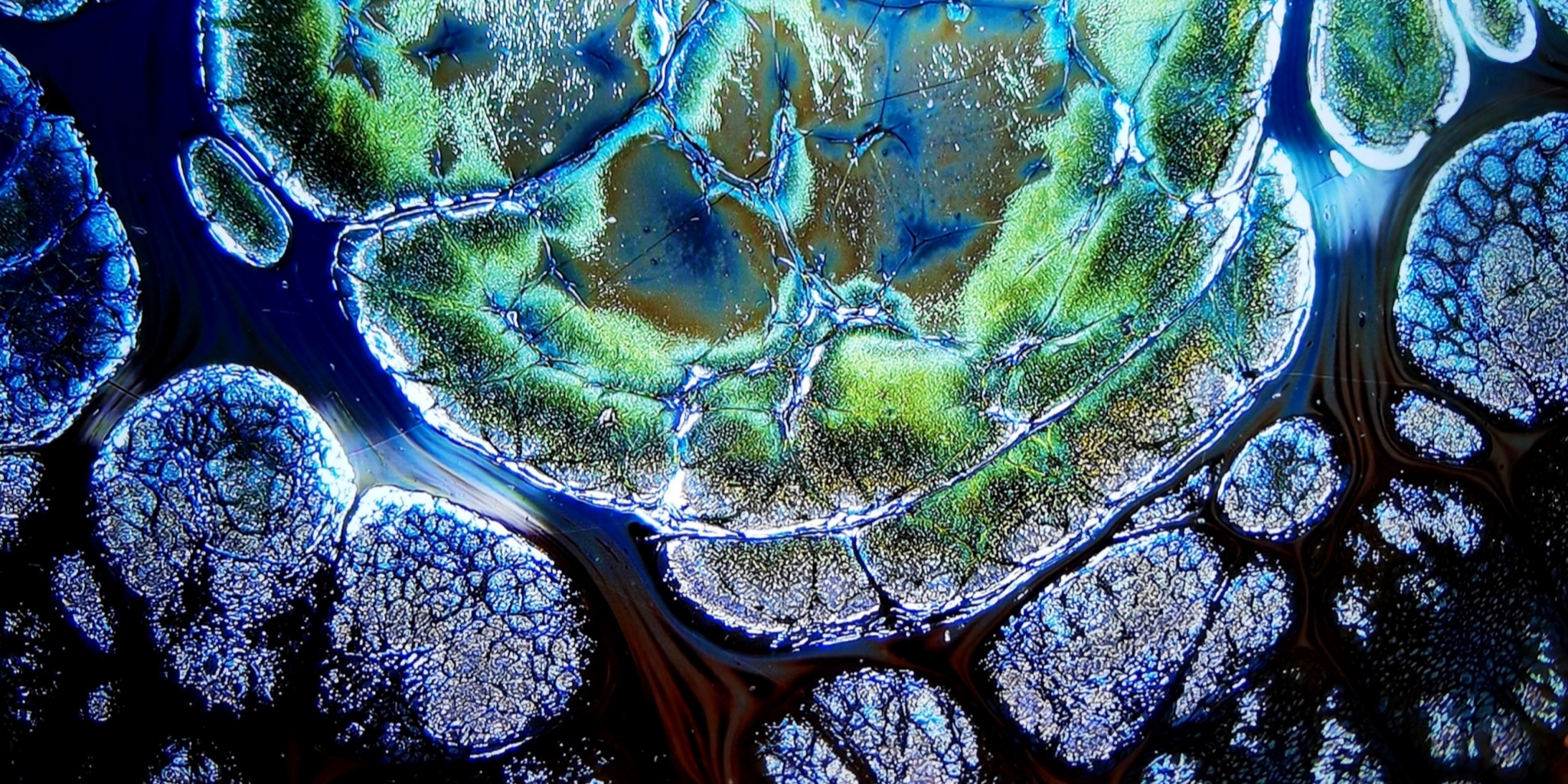 Niflheim's Frosty Gems tied-mouth Yohen Jian Zhan Tea Cup