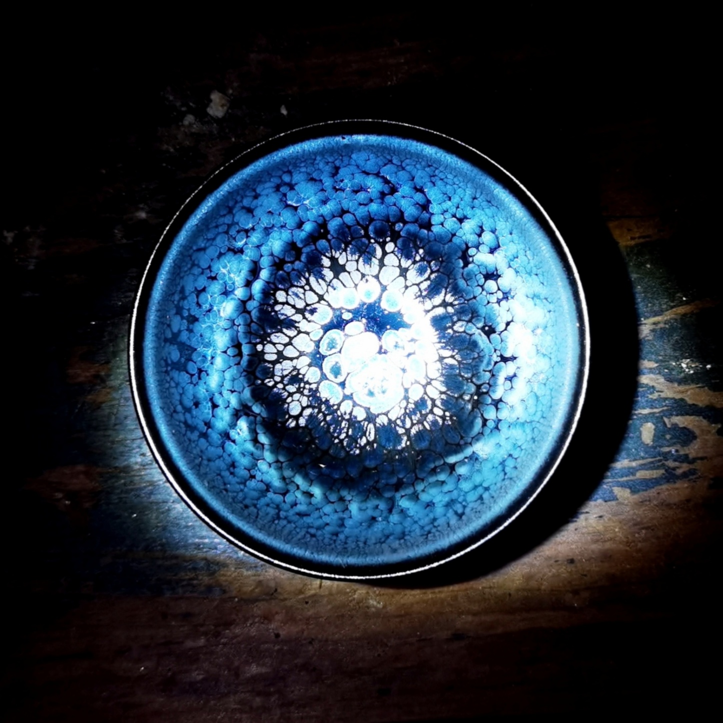 Niflheim's Frosty Gems tied-mouth Yohen Jian Zhan Tea Cup