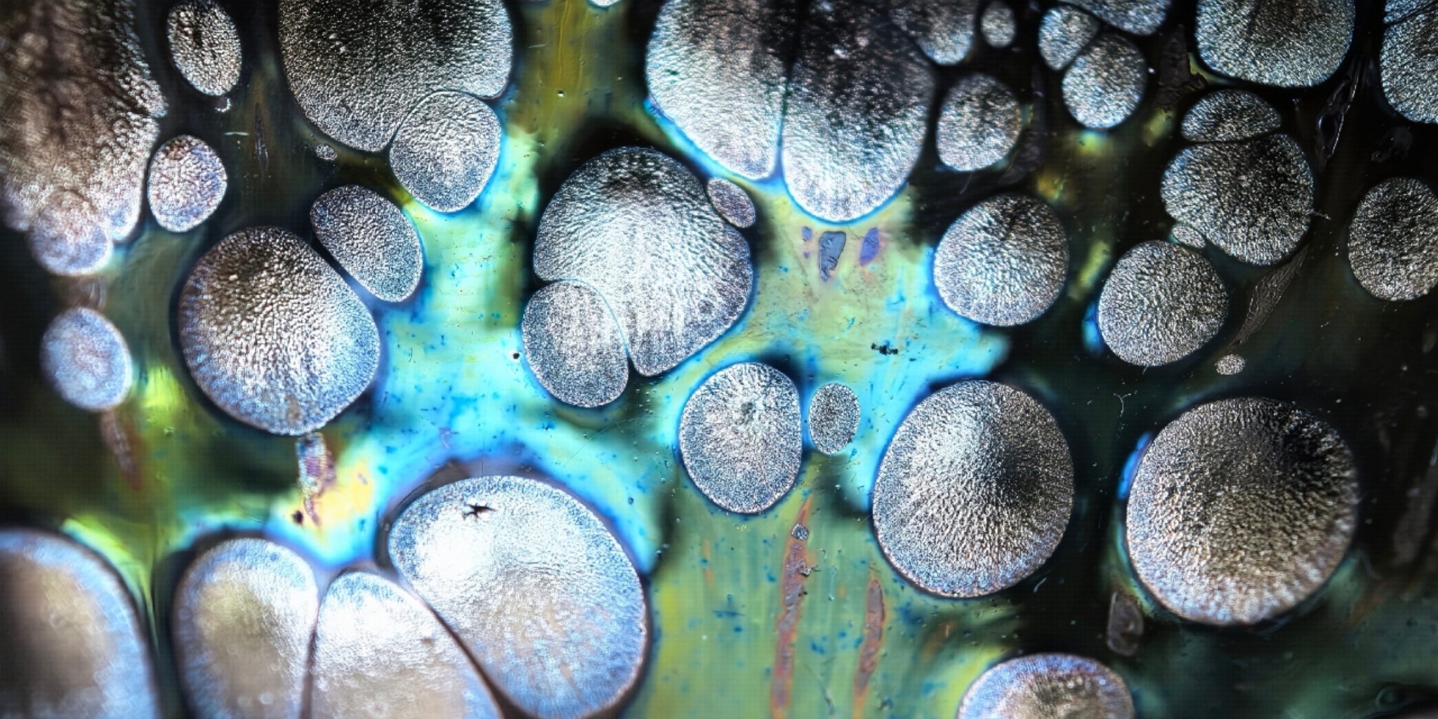 Odin's Sapphire Gaze tied-mouth Yohen Jian Zhan Tea Cup