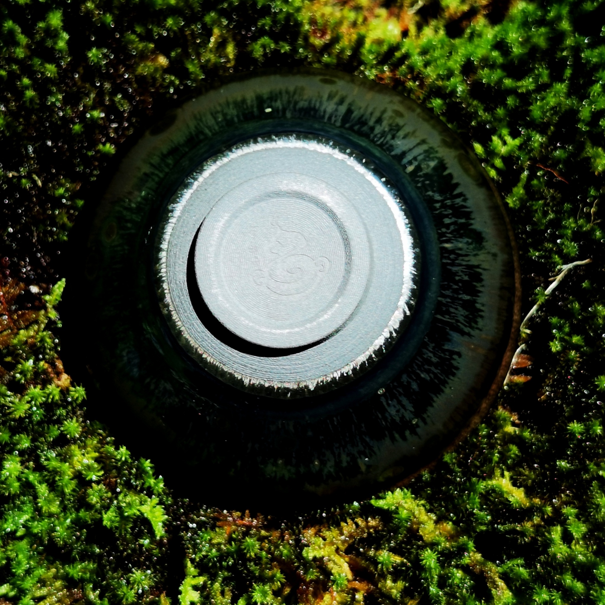 Odin's Sapphire Gaze tied-mouth Yohen Jian Zhan Tea Cup