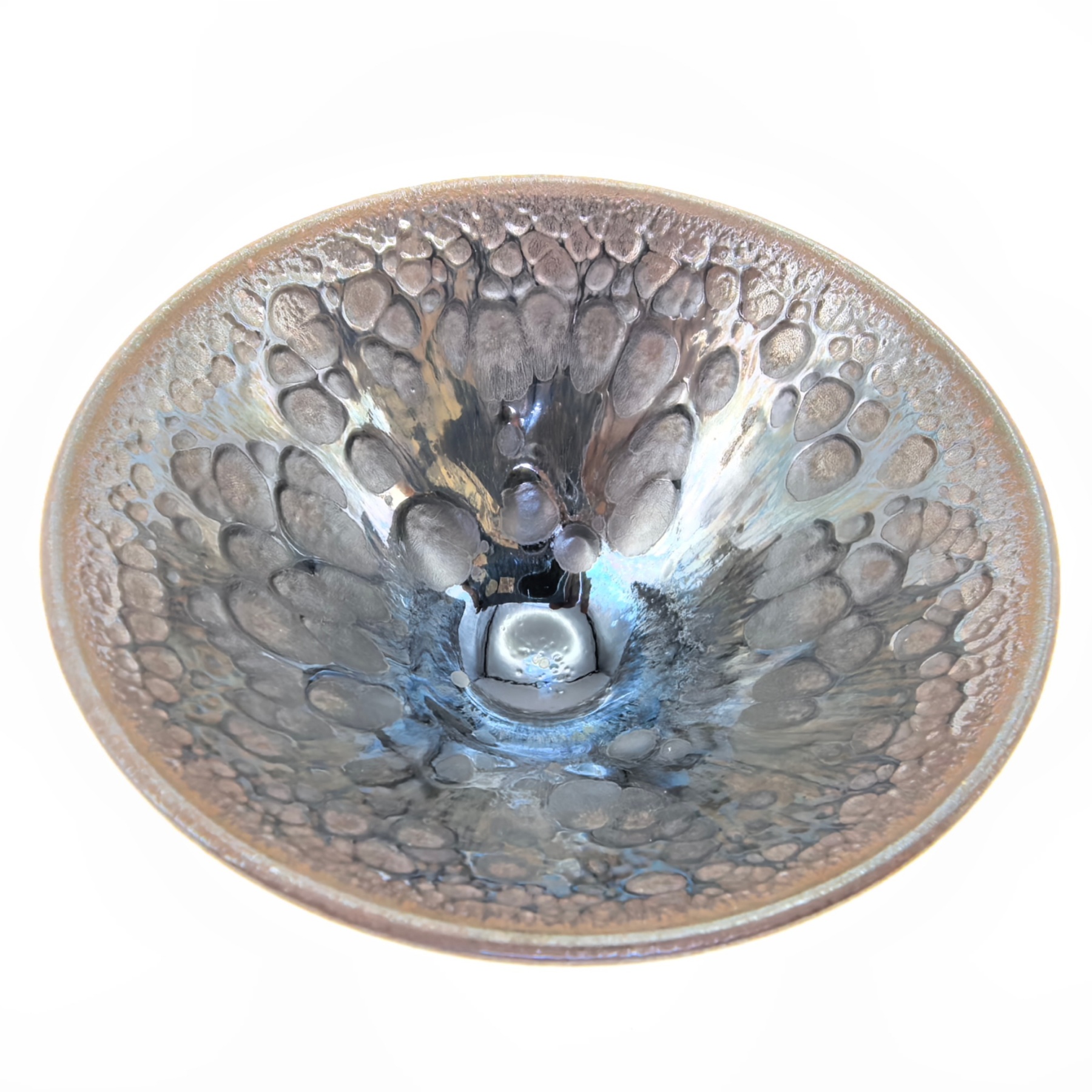 Poseidon's Abyssal Chalice wide-mouth Yohen Jian Zhan Tea Cup