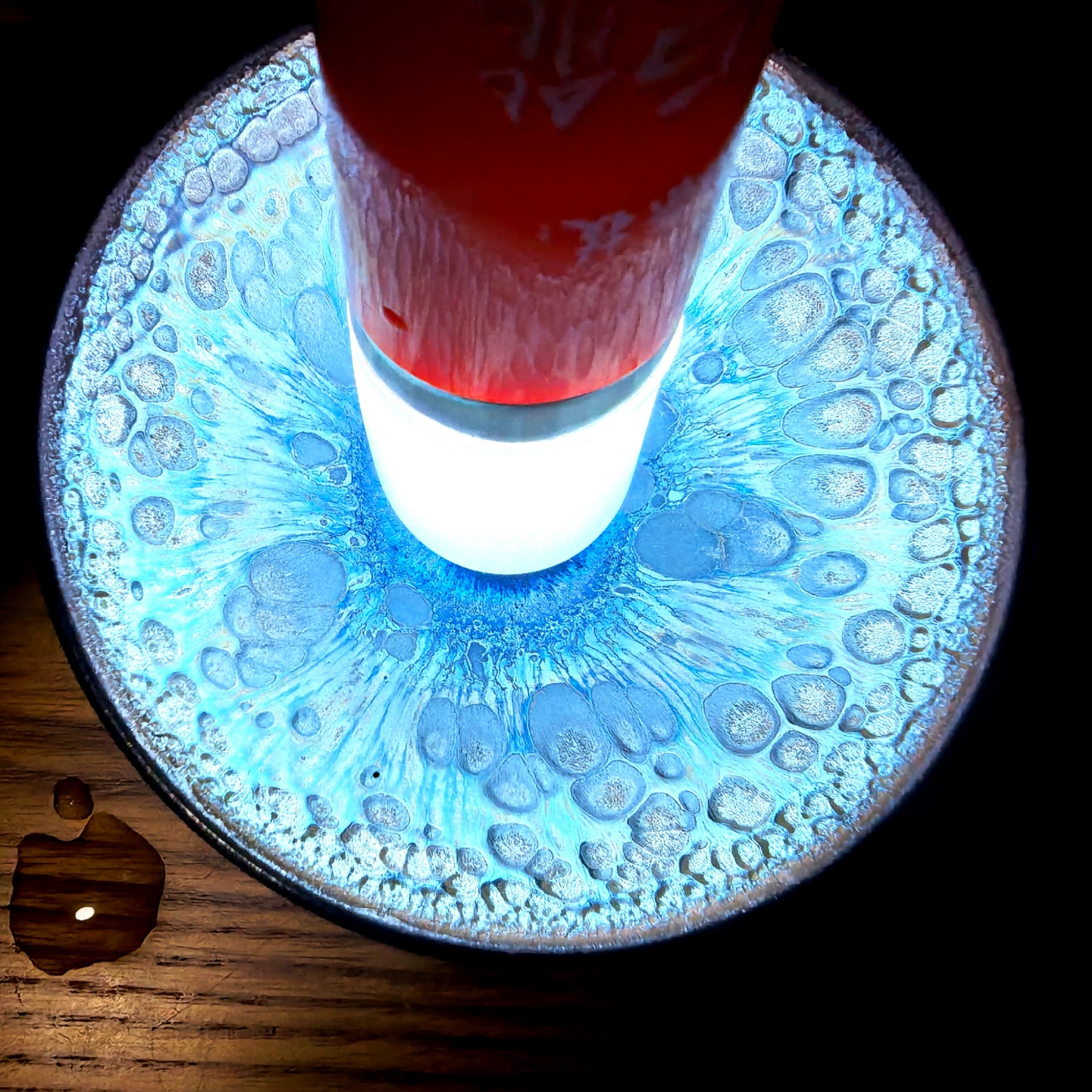 Poseidon's Abyssal Chalice wide-mouth Yohen Jian Zhan Tea Cup