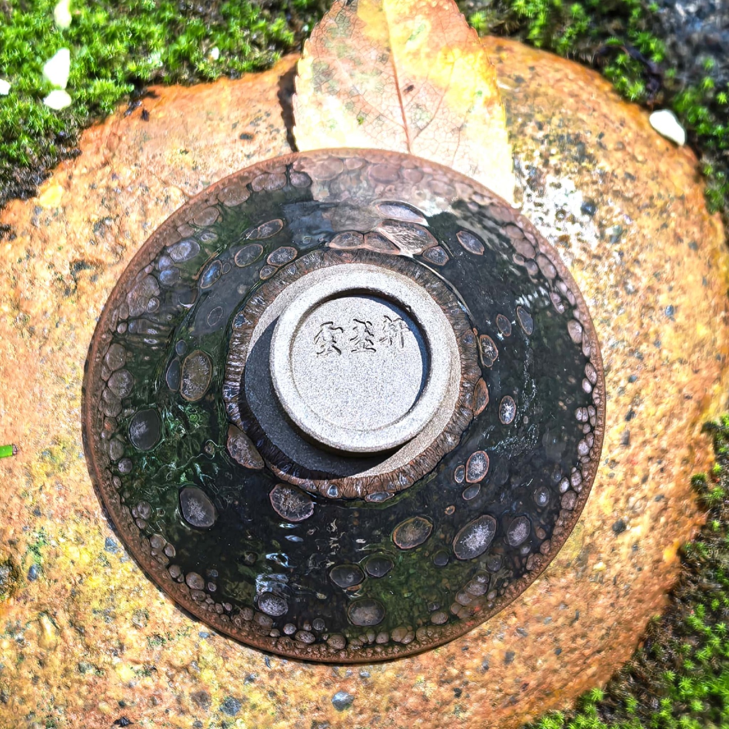 Poseidon's Abyssal Chalice wide-mouth Yohen Jian Zhan Tea Cup