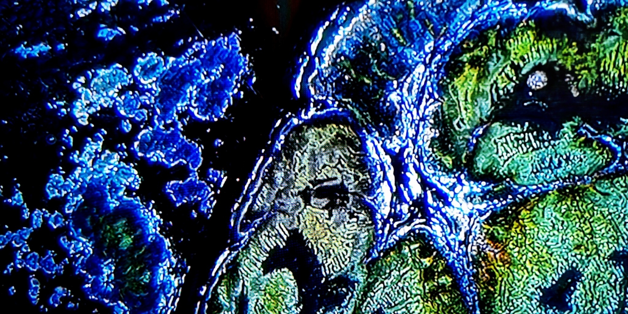 Prometheus' Fiery Gems tied-mouth Yohen Jian Zhan Tea Cup