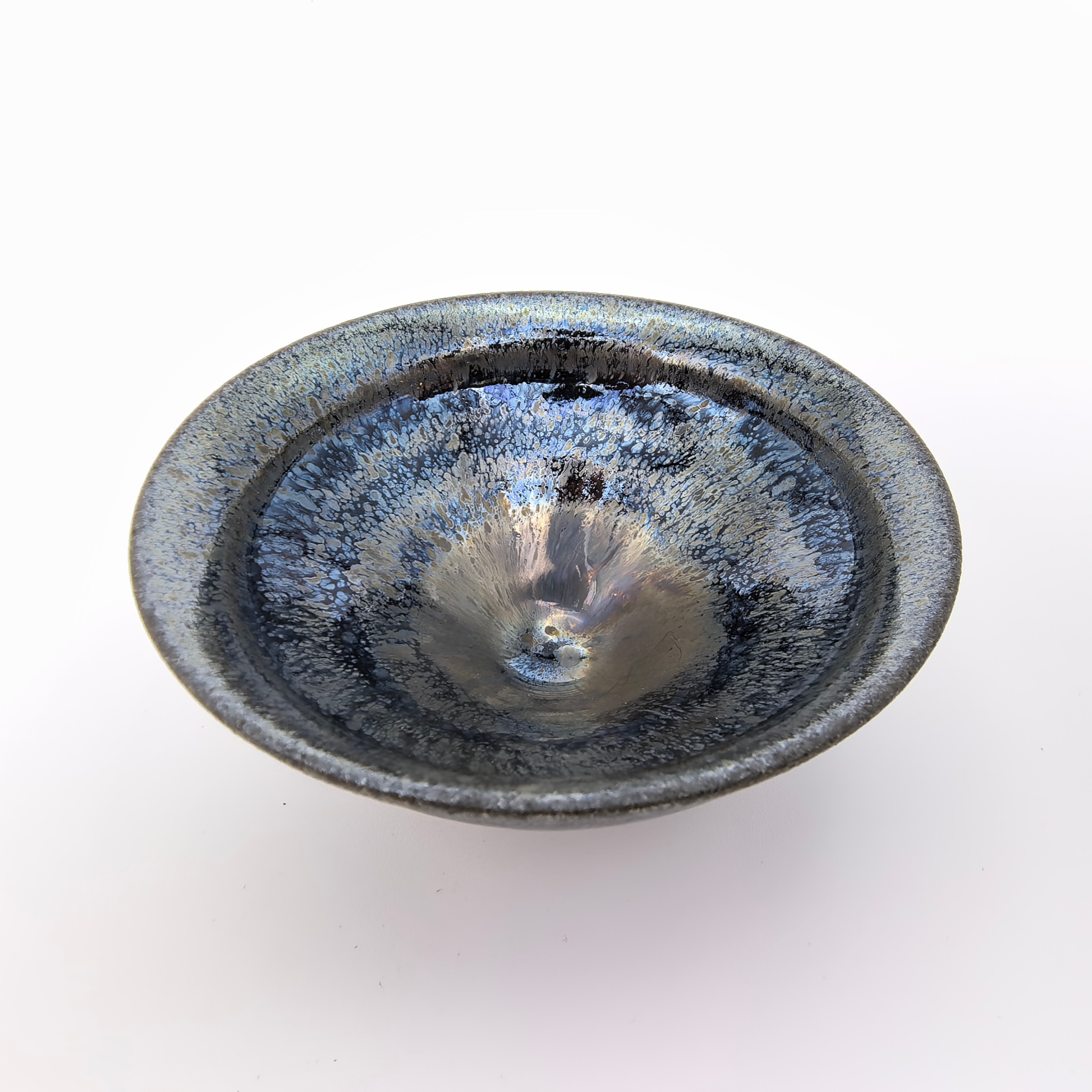 Silver Dream Oil Spot wide-mouth Jian Zhan Tea Cup