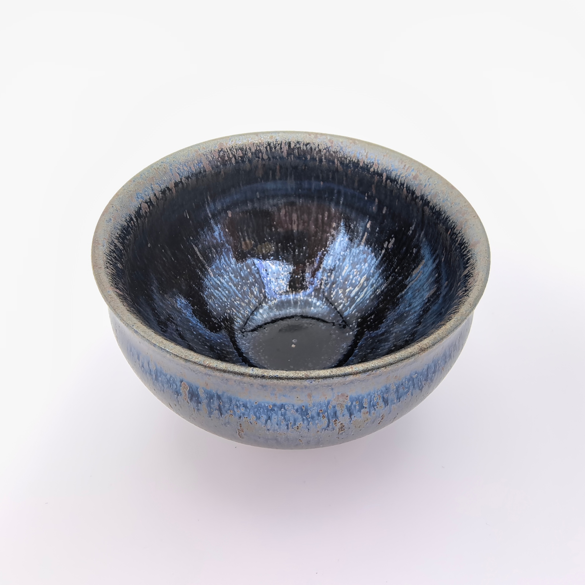 Starry Silver Hare's Fur tied-mouth Jian Zhan Tea Cup