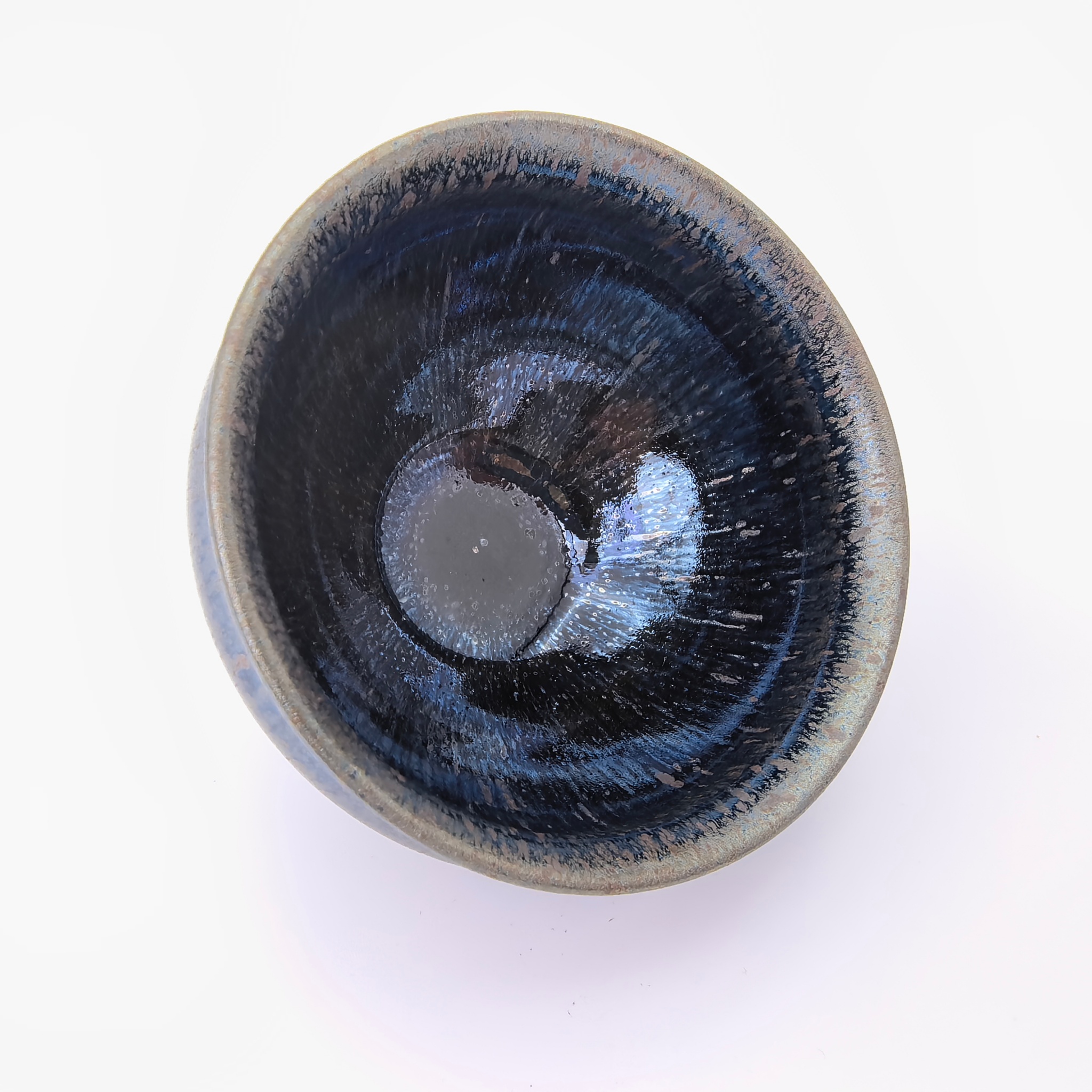 Starry Silver Hare's Fur tied-mouth Jian Zhan Tea Cup