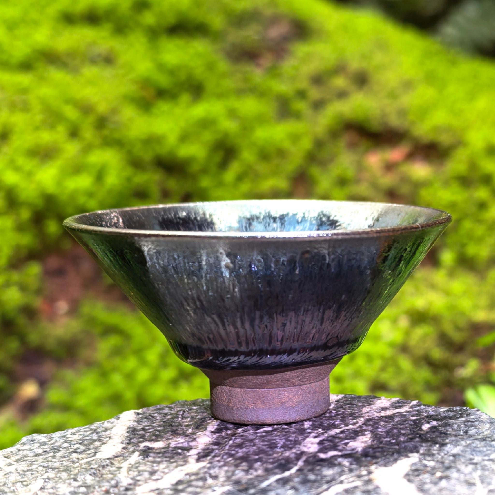 Stellar Nectar of Elysium wide-mouth Yohen Jian Zhan Tea Cup