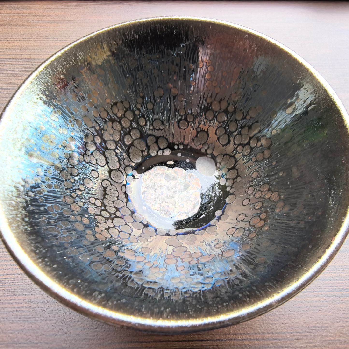 Stellar Nectar of Elysium wide-mouth Yohen Jian Zhan Tea Cup