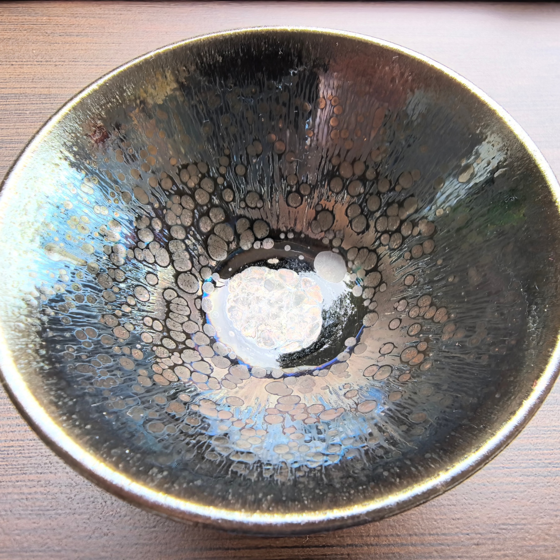 Stellar Nectar of Elysium wide-mouth Yohen Jian Zhan Tea Cup