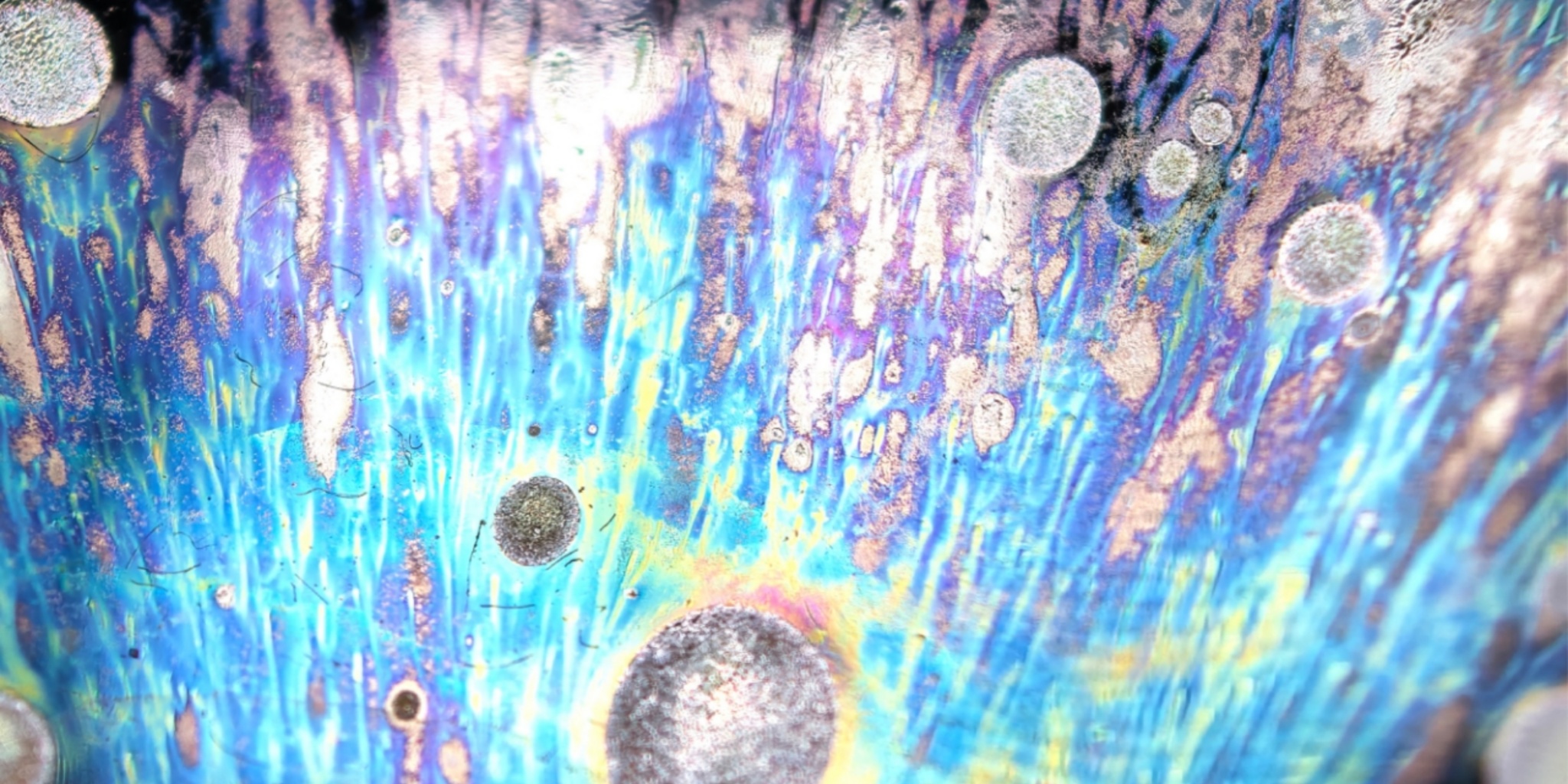 Zeus' Thunderbolt Sparkles tied-mouth Yohen Jian Zhan Tea Cup