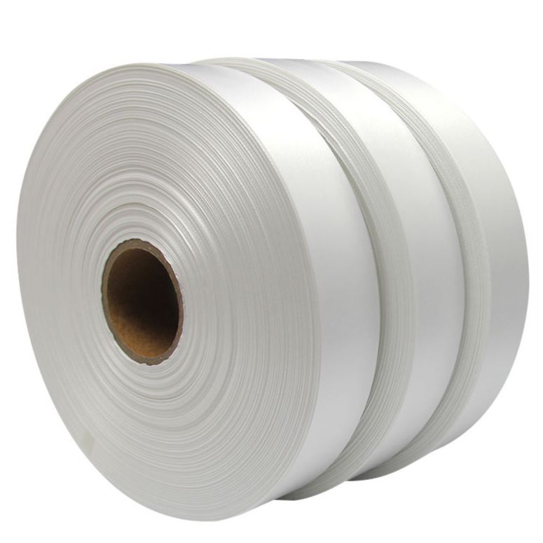 Polyester satin textile labels