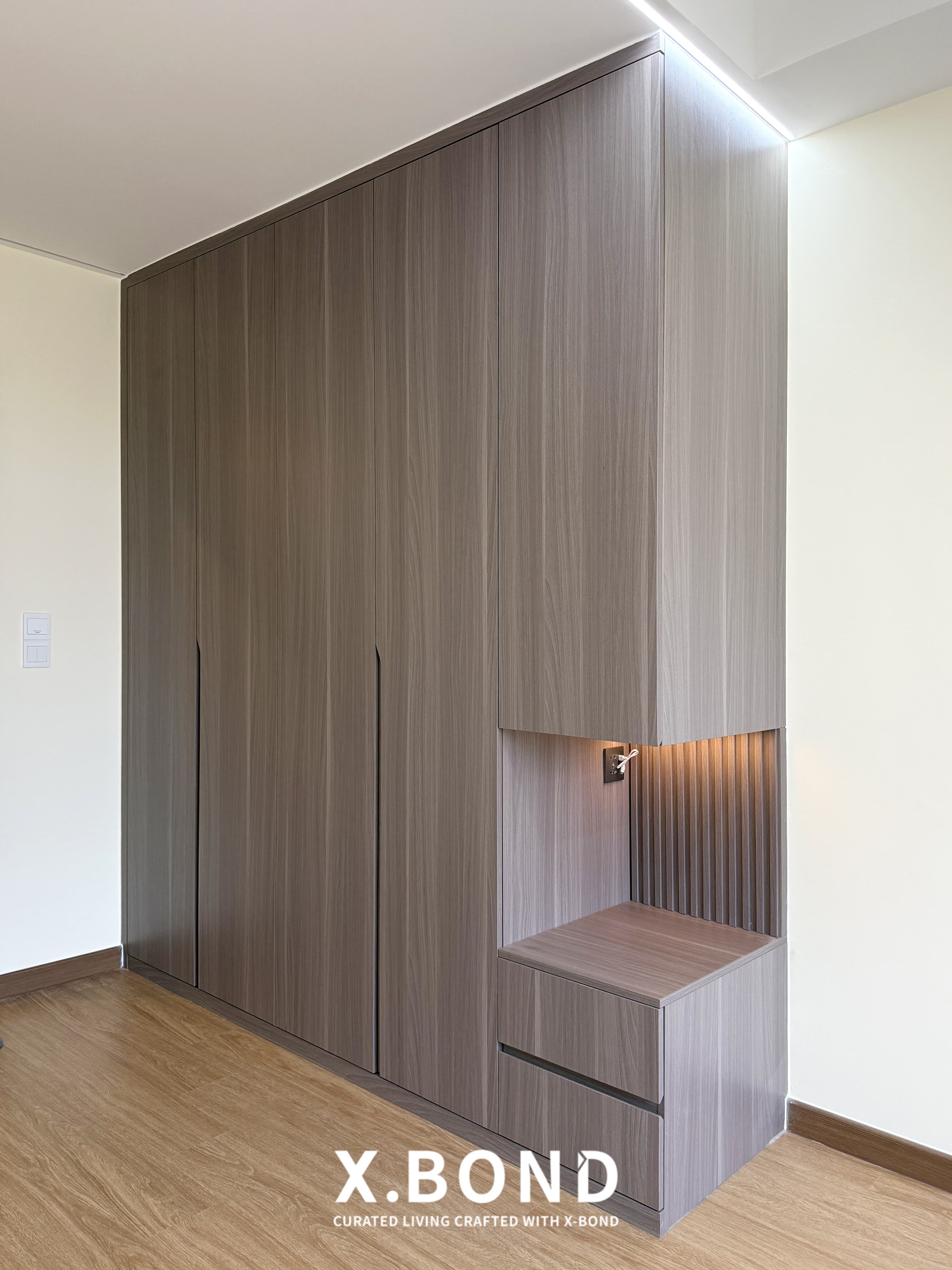 Modern Minimalist Living Space in Tengah