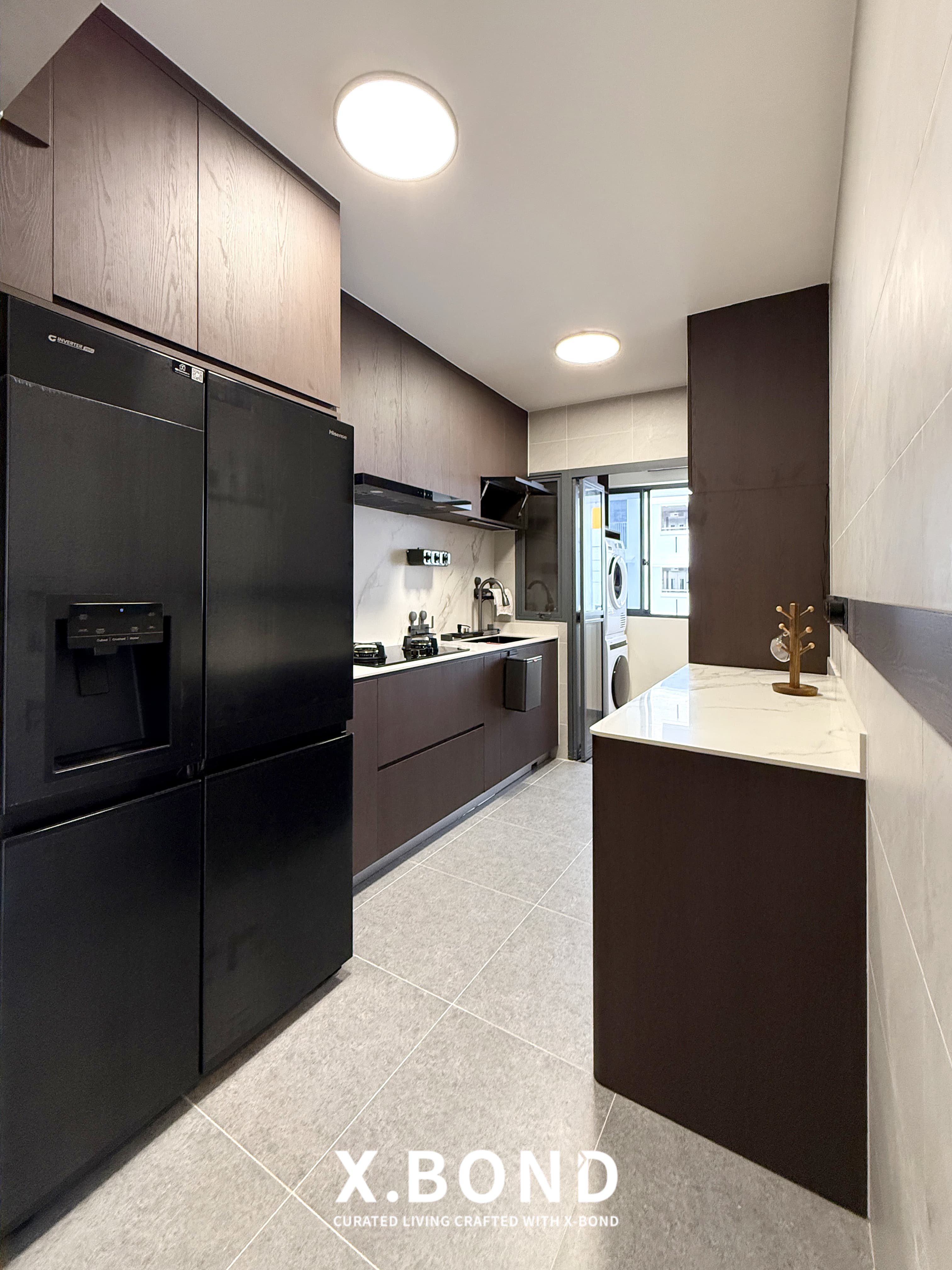 Modern Minimalist Living Space in Tengah