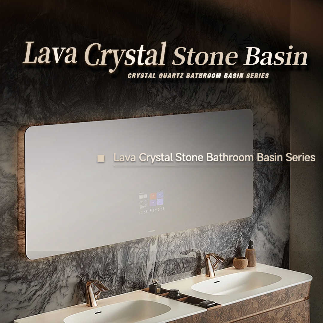 2025 New product | Lava Crystal Stone Bathroom Basin Series