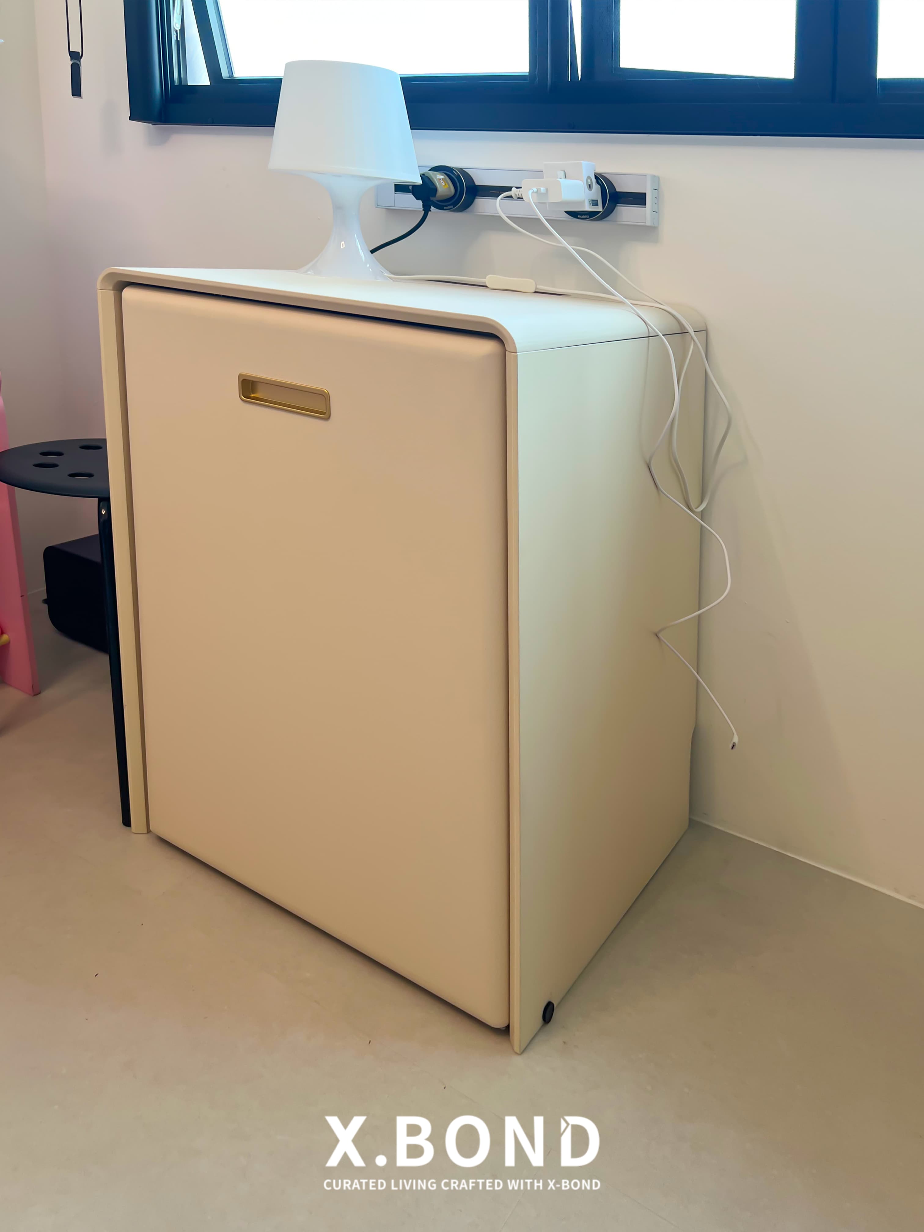 Pastel-Toned Kids’ Bedrooms with Built-In Storage in Yishun