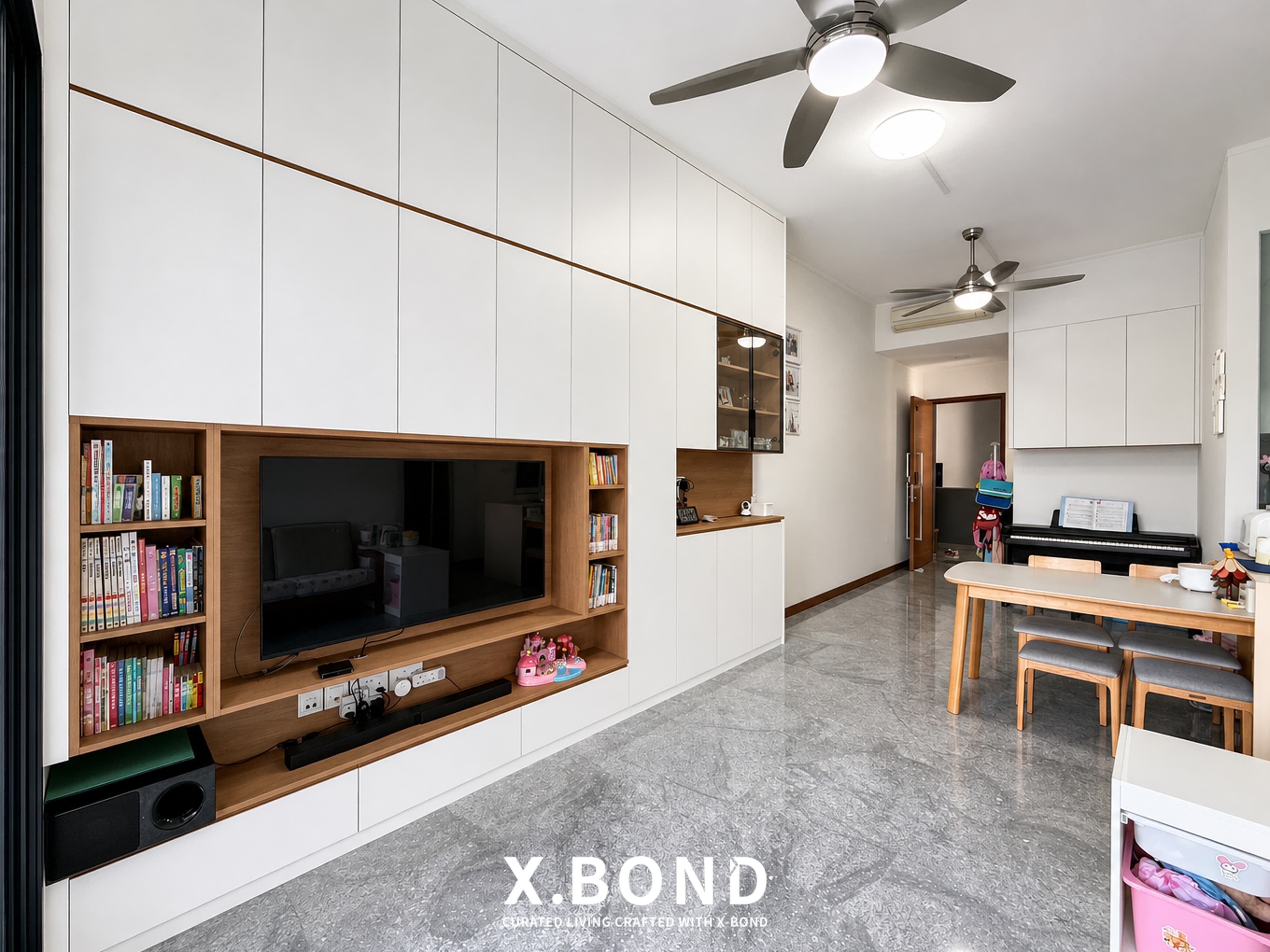 Modern Minimalist Condo Living Space in Eco Sanctuary