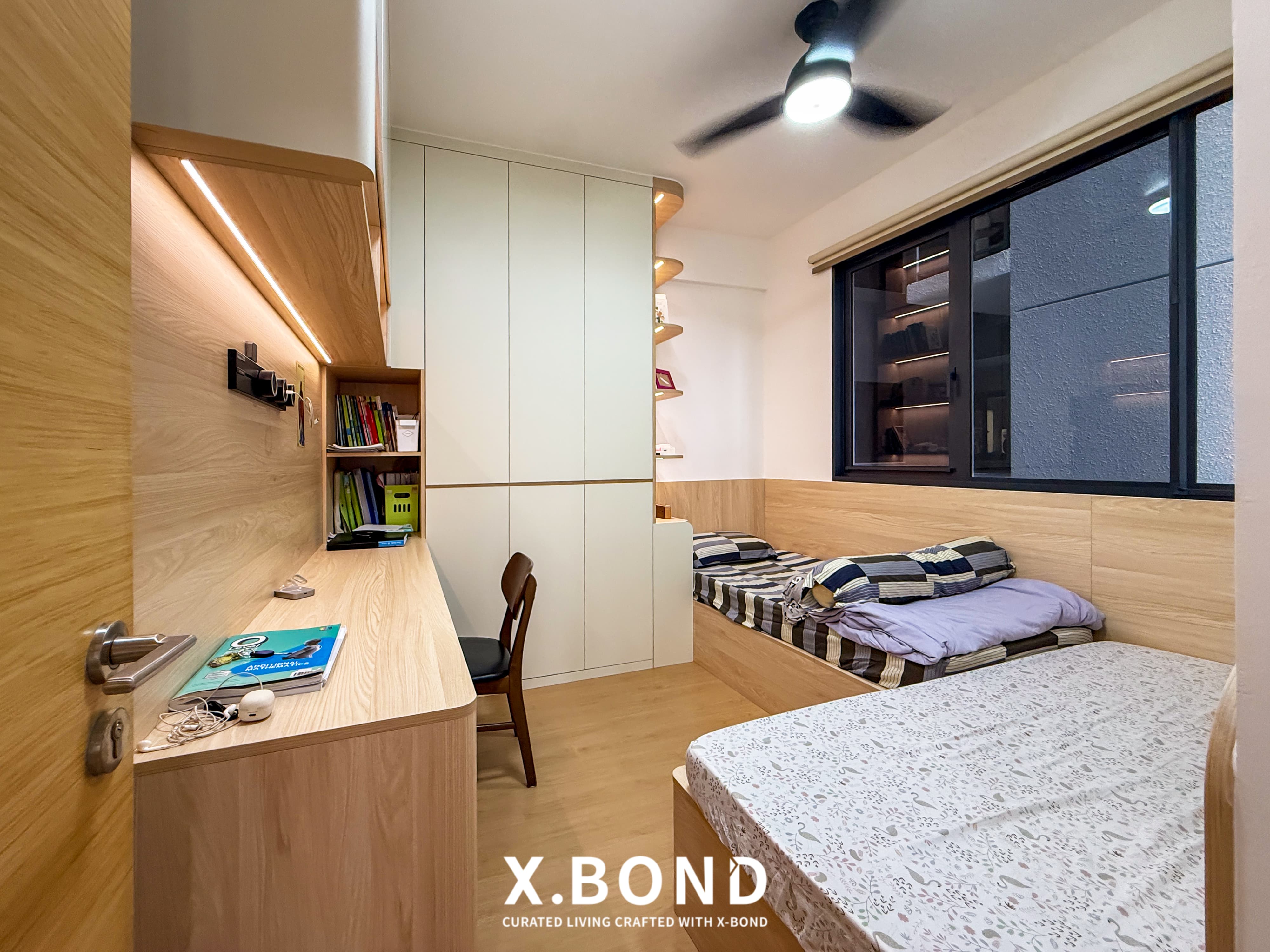 Space-Savvy Modern Wood Full Home Condo in Choa Chu Kang