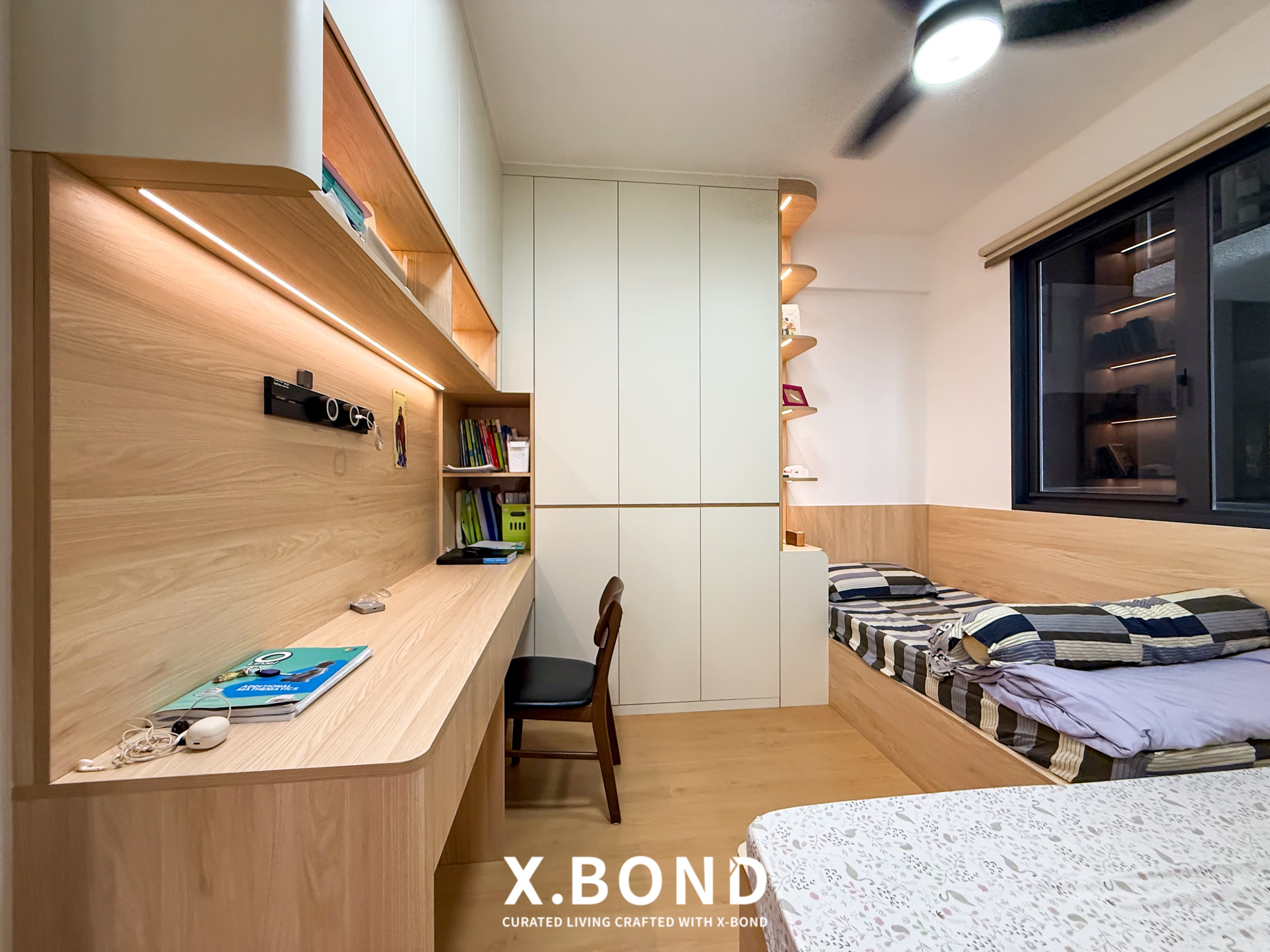 Space-Savvy Modern Wood Full Home Condo in Choa Chu Kang