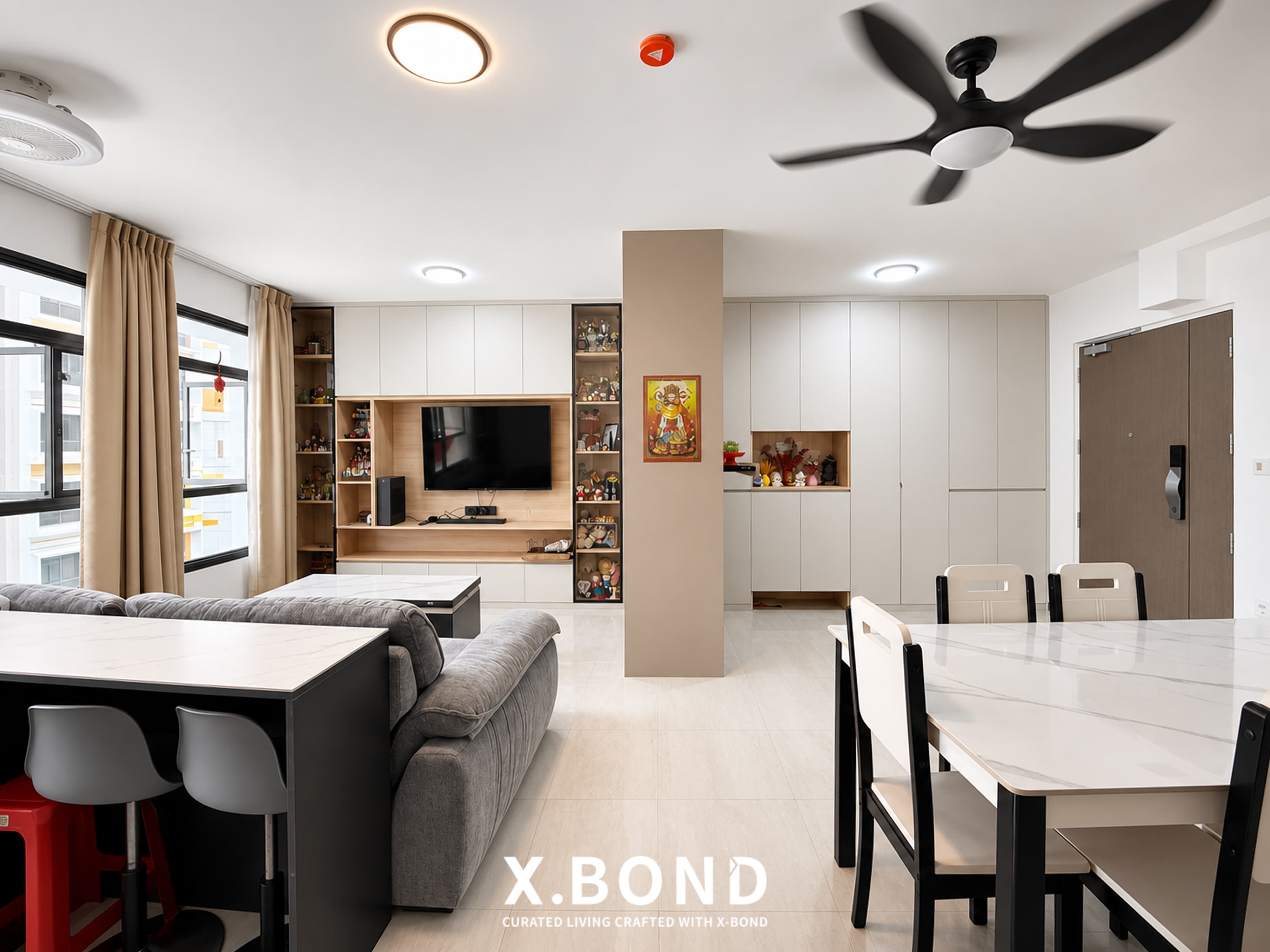 Warm Minimalist HDB in Tengah Central