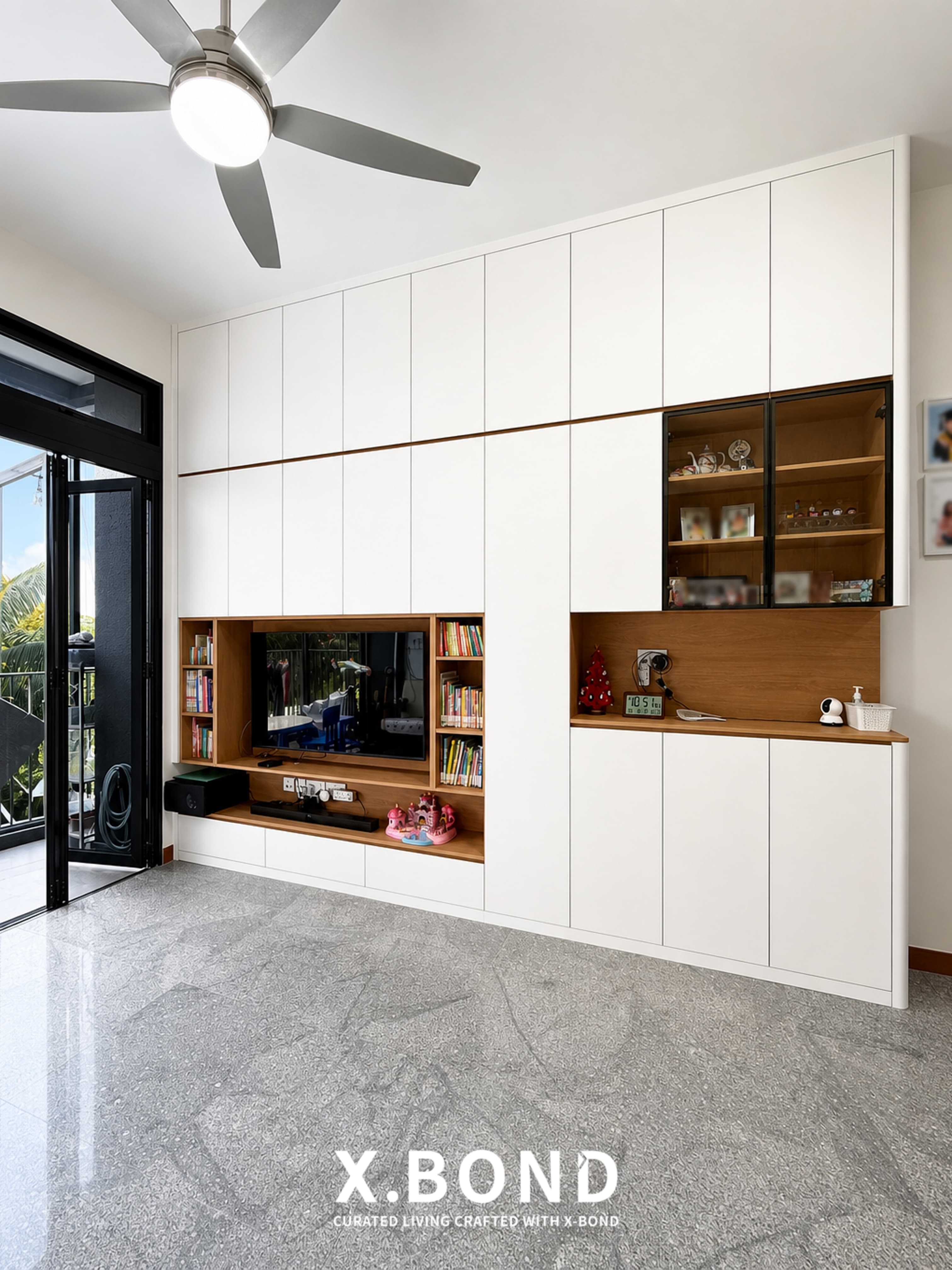 Modern Minimalist Condo Living Space in Eco Sanctuary