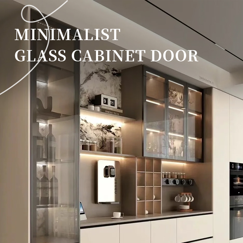 2025 New Arrival | Minimalist Glass Cabinet Door Series 22mm-X.BOND Customize Furniture Design