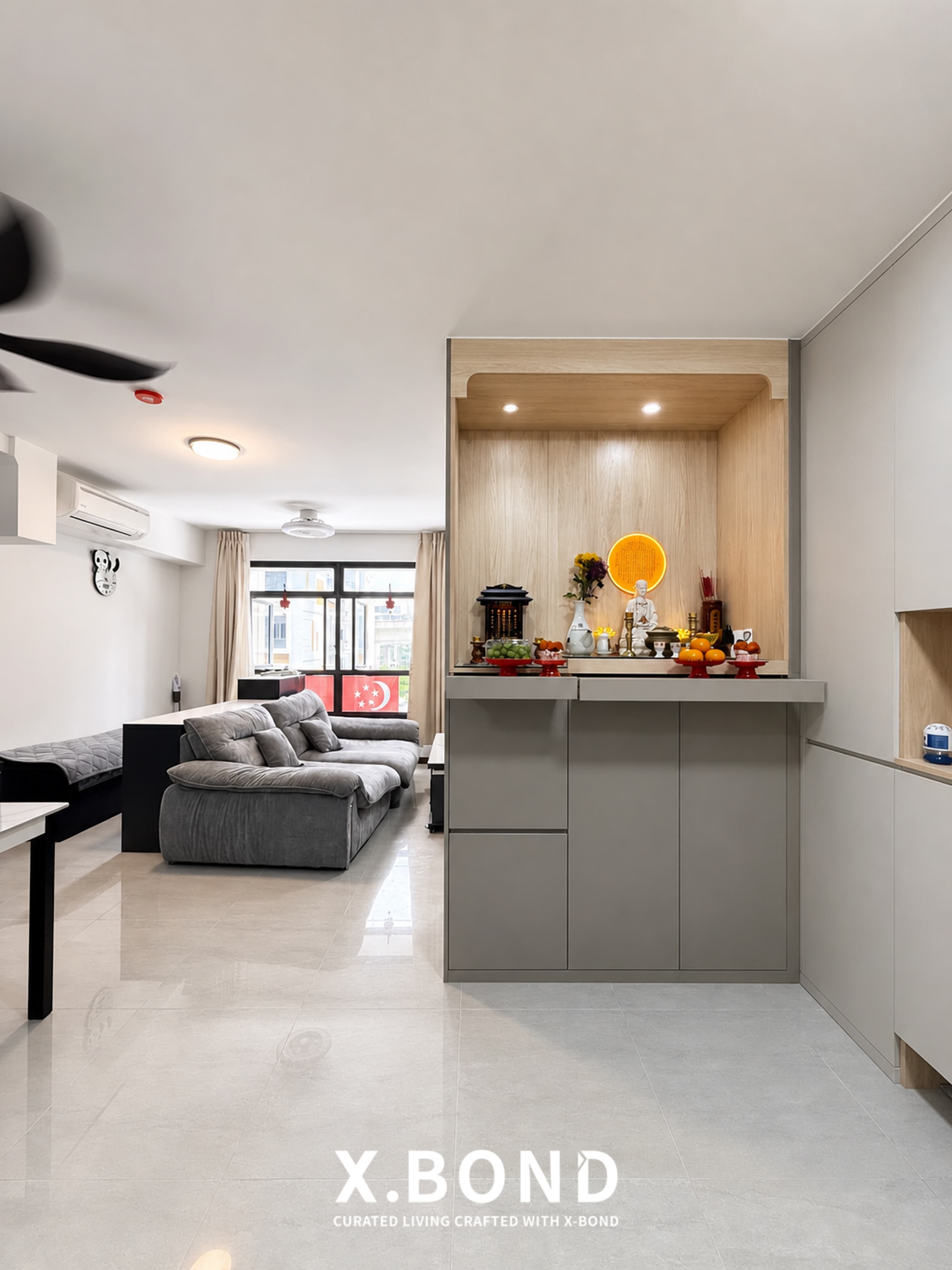 Warm Minimalist HDB in Tengah Central