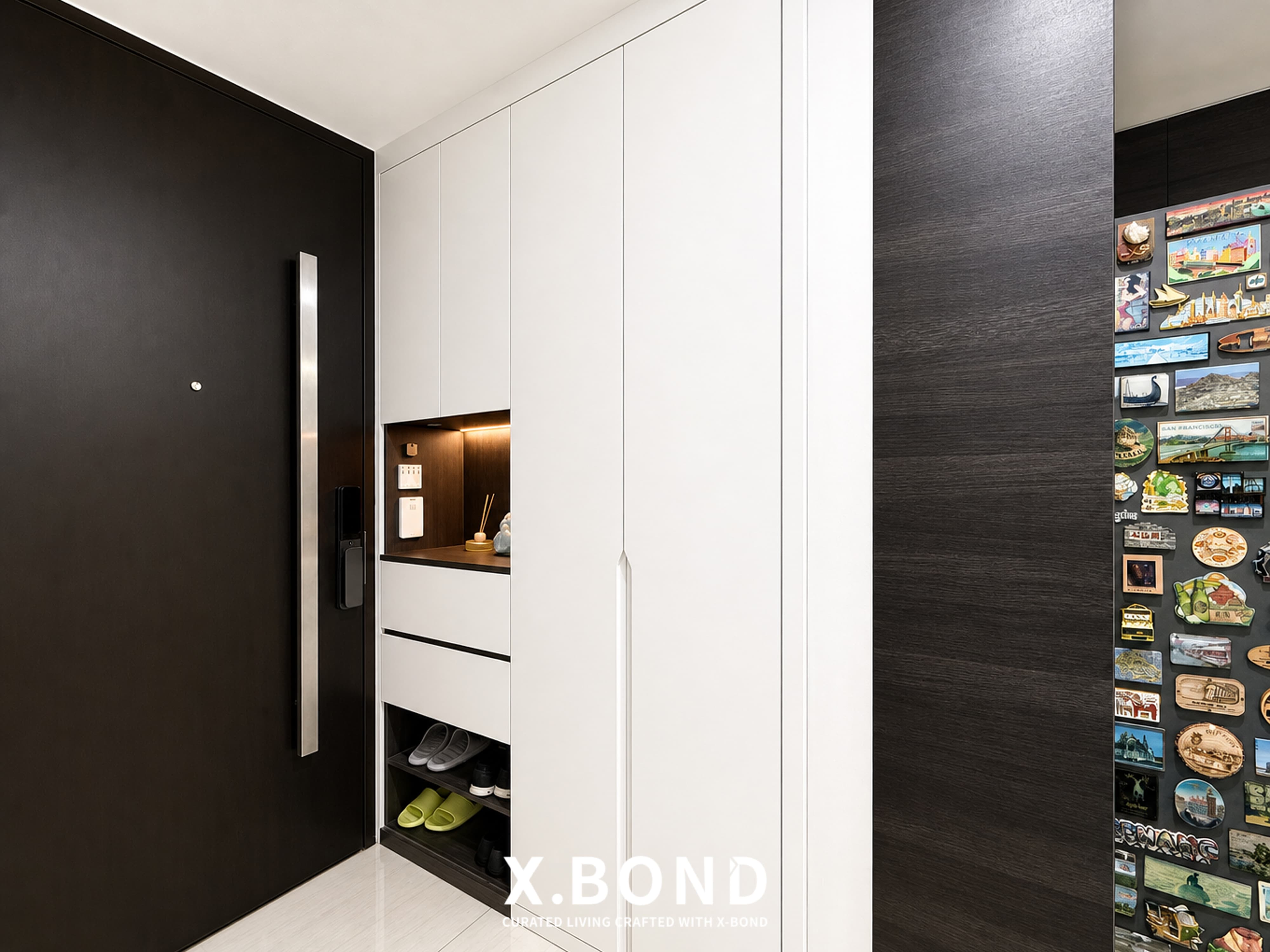 Dark Wood Modern Condo with Murphy Bed in Sims Urban Oasis