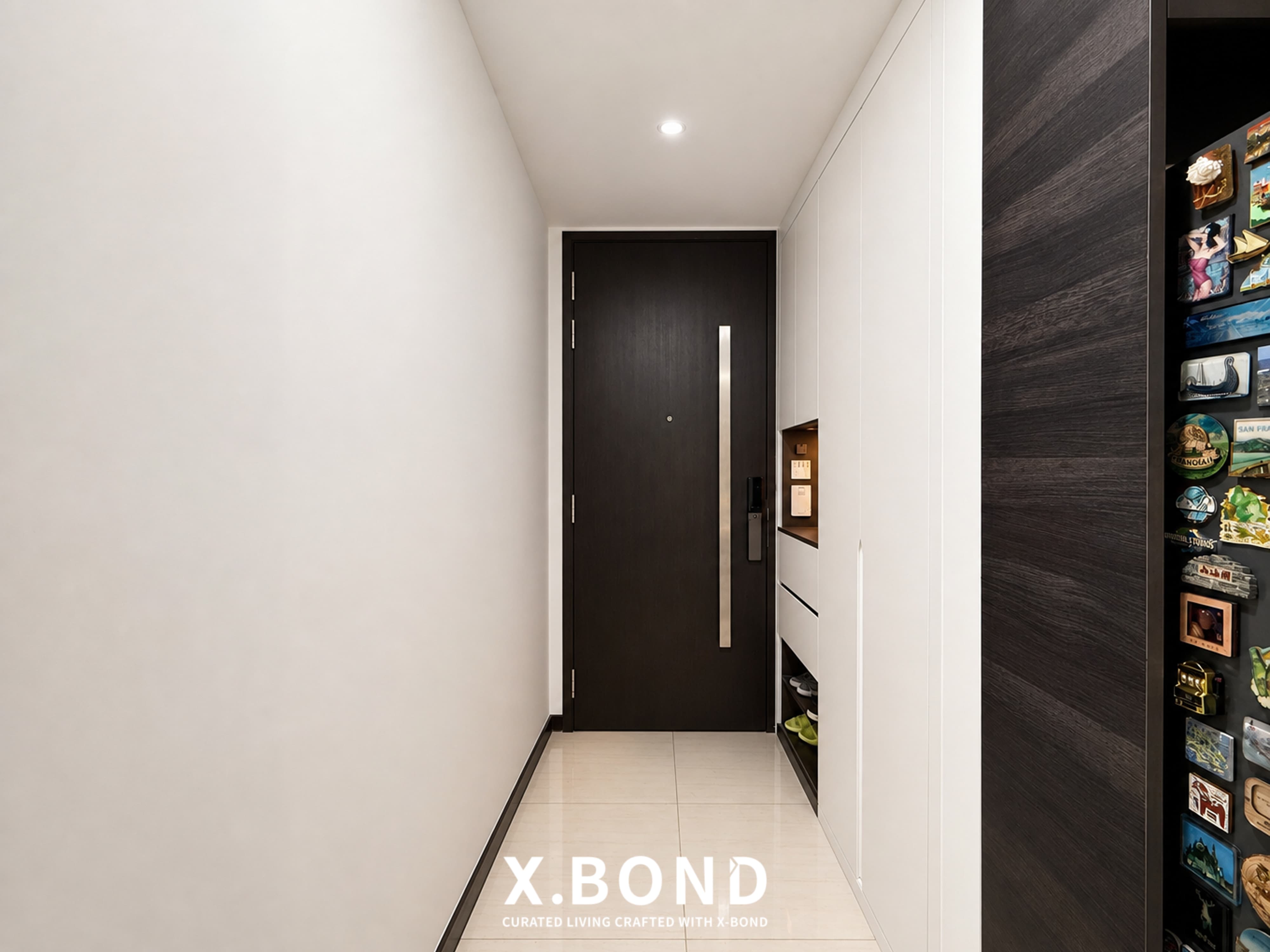 Dark Wood Modern Condo with Murphy Bed in Sims Urban Oasis
