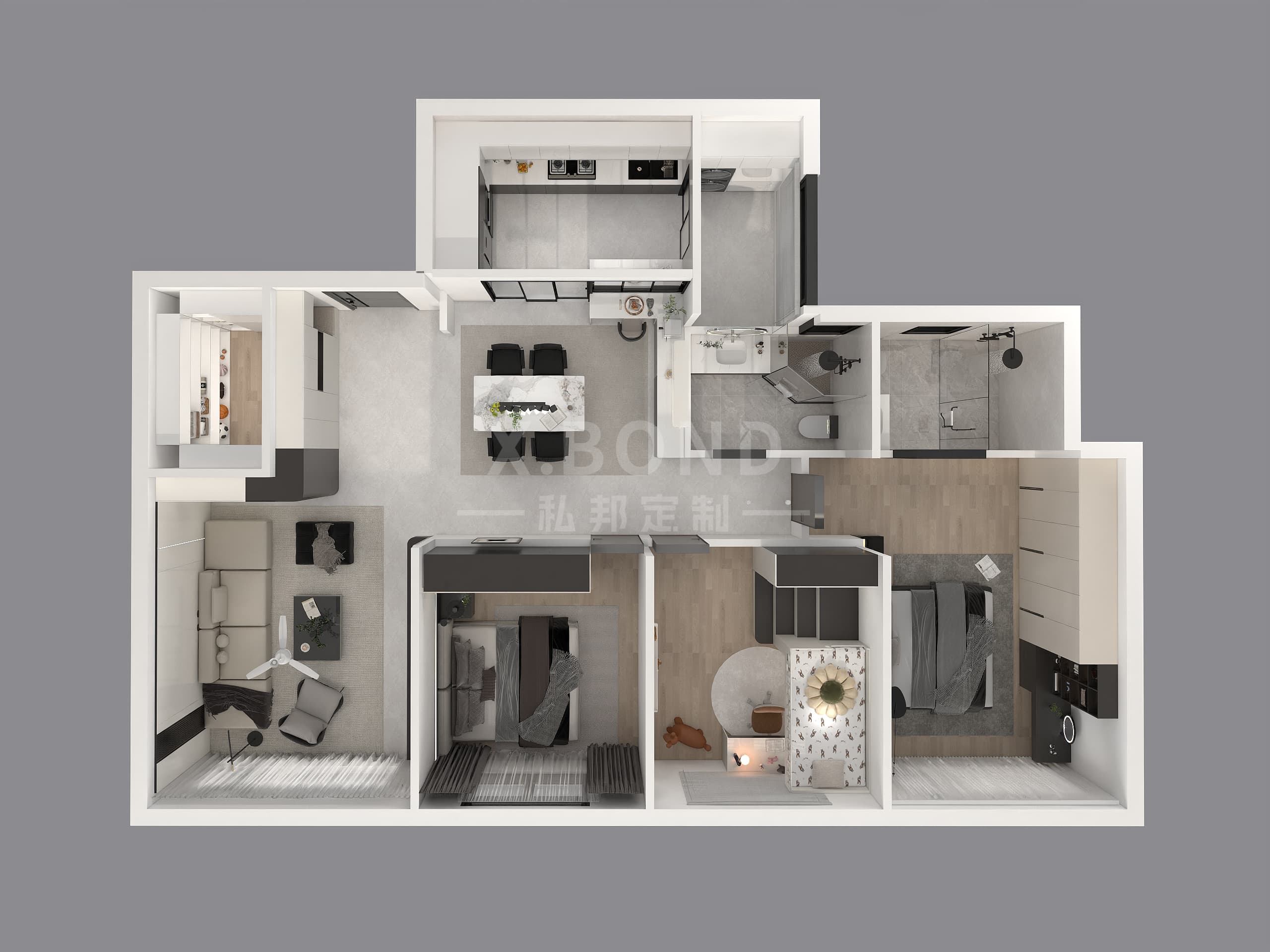 Whole-House Customization 0011: 4-Room BTO at Geylang MacPherson Weave |  Modern Minimalist Design