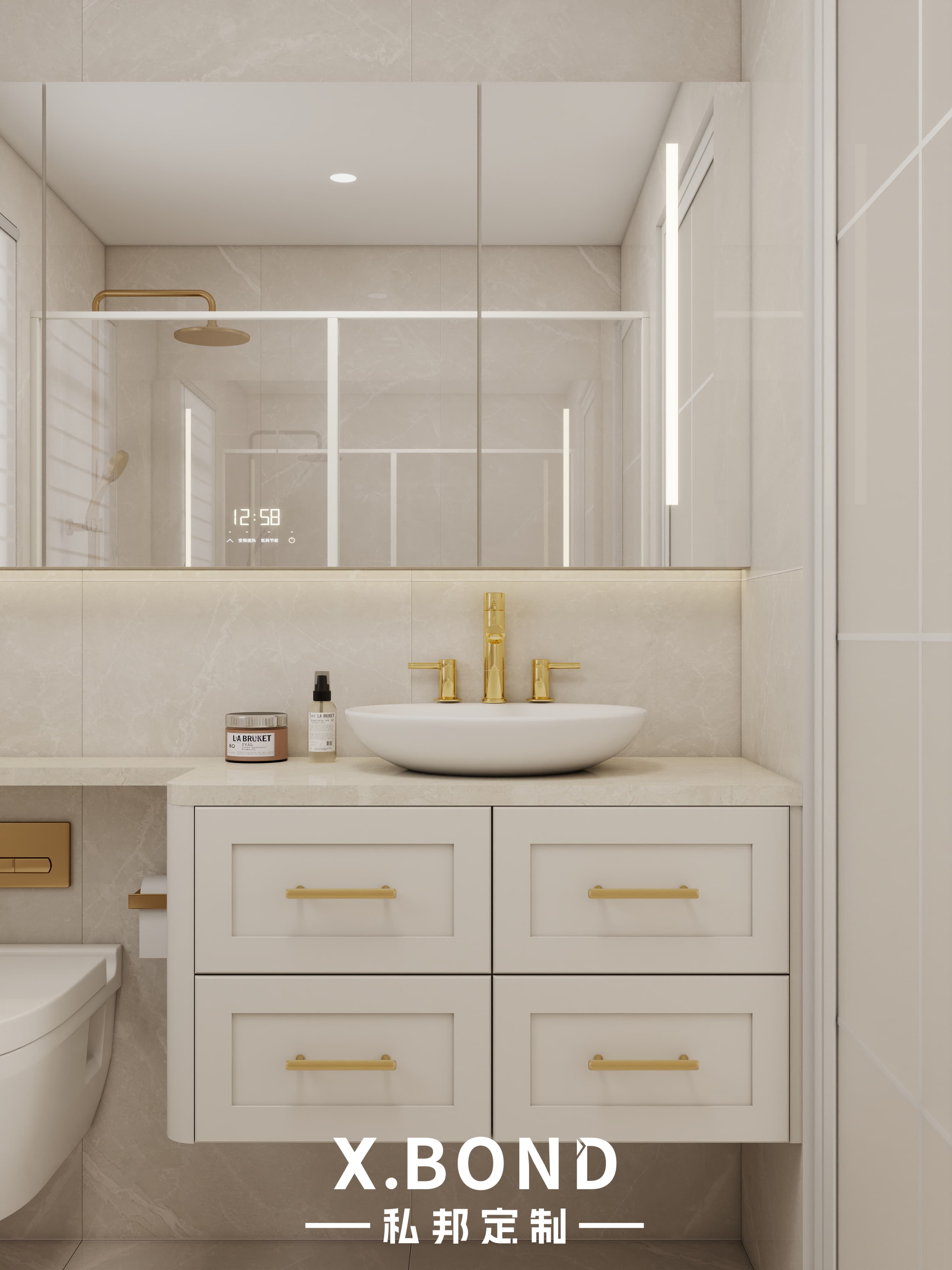 Whole-House Customization 0024: 4-Room BTO at Toh Guan Grove | Modern French Style Design