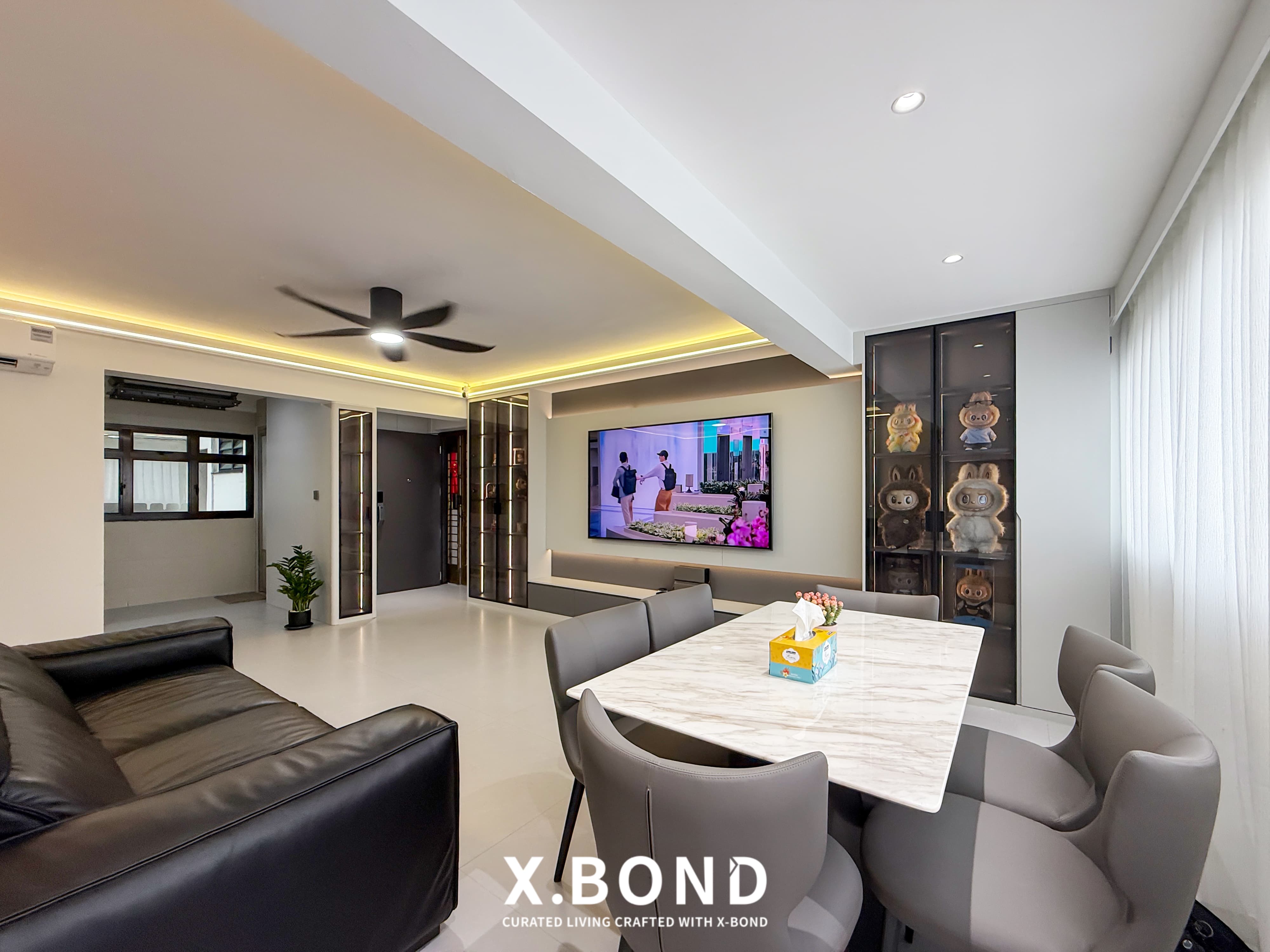 Modern Contemporary Grey-Themed HDB in Kent Ridge