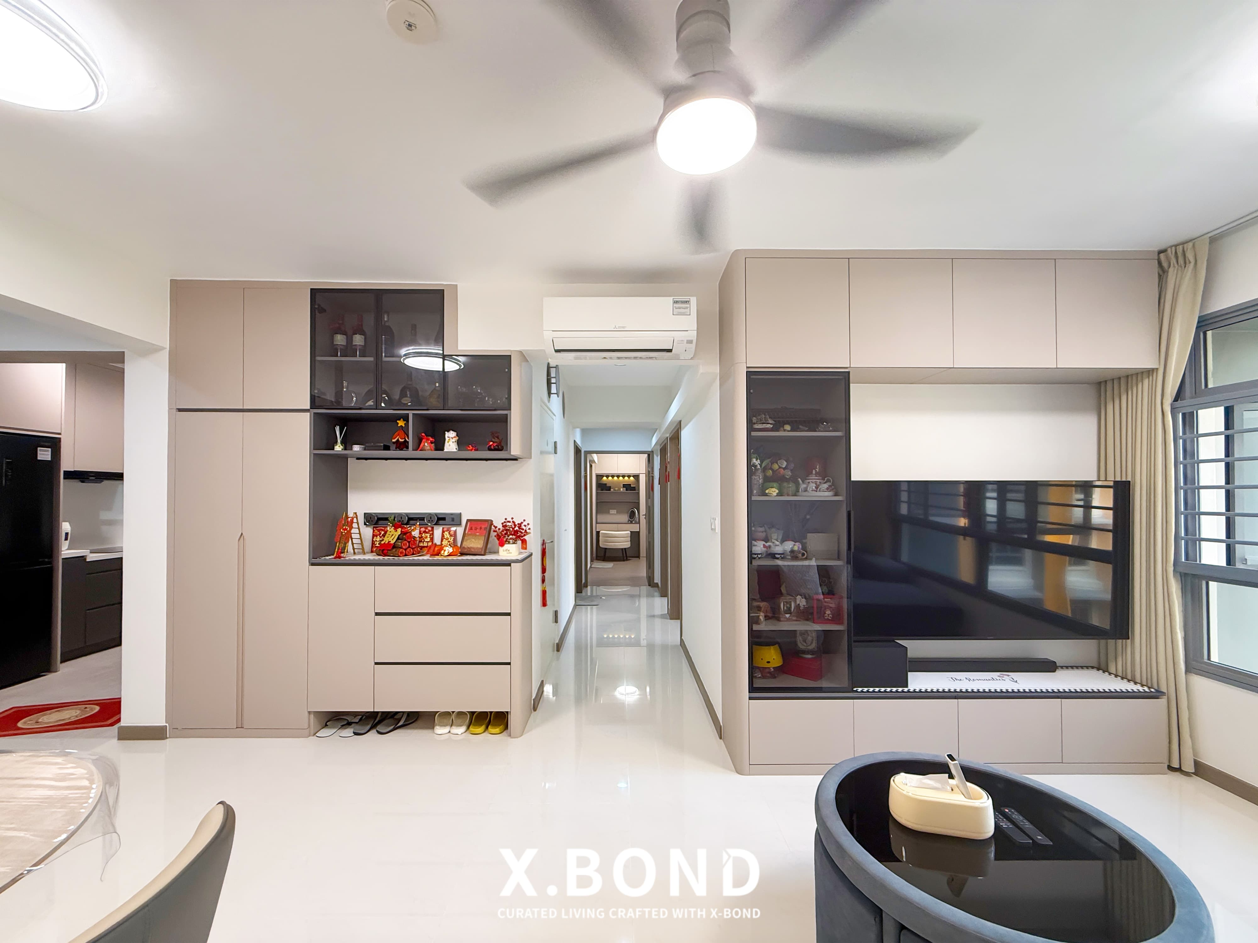 Contemporary Beige & Dark Grey BTO in Tengah Garden Walk